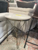 Marble Top Round Table Gold SHOWROOM ITEM