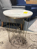 Marble Top Round Table Gold SHOWROOM ITEM