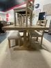 Pedestal Wood Dining Table SHOWROOM ITEM