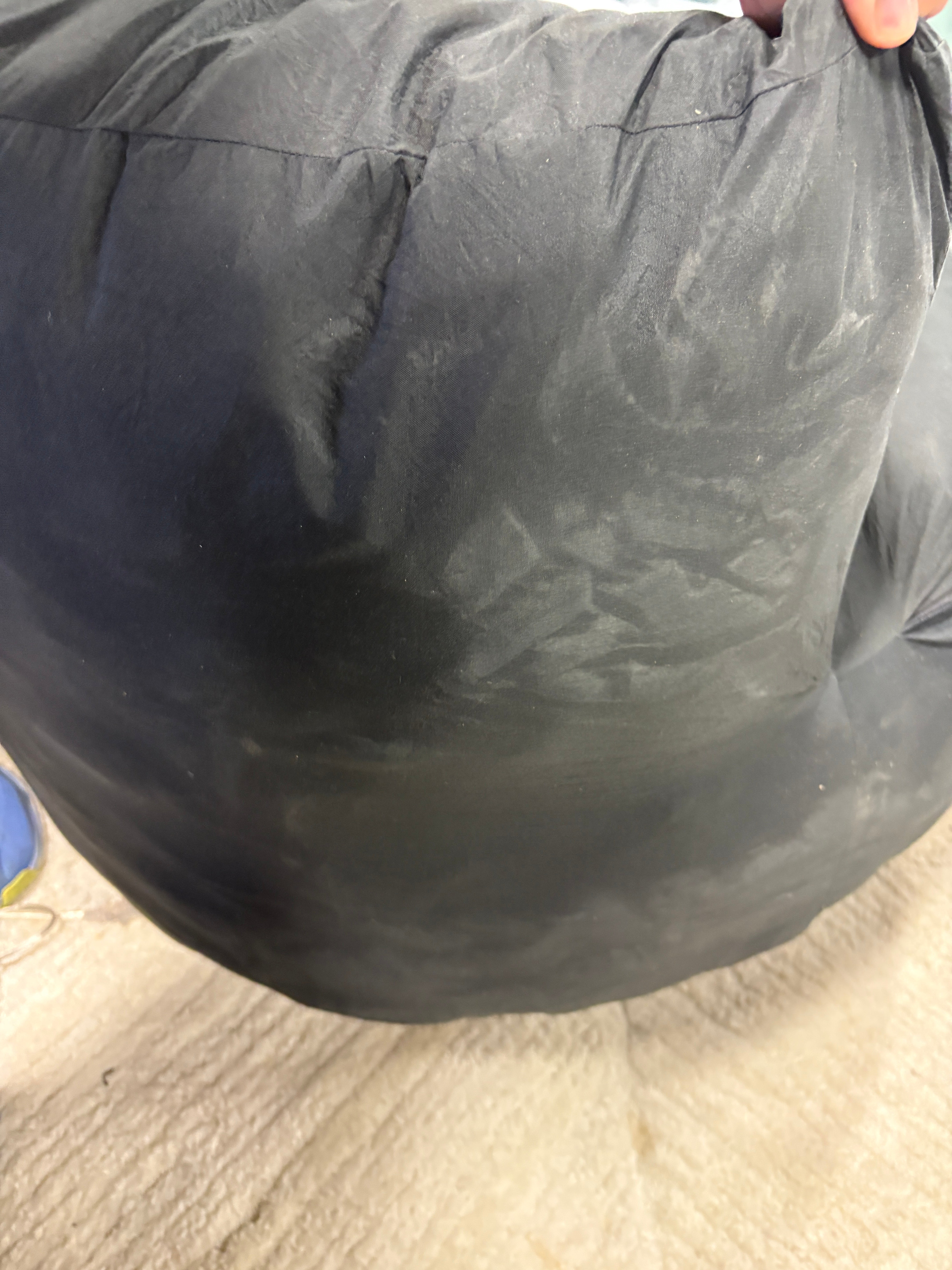 Memory Foam Filled Bean Bag Chair no cover, SHOWROOM ITEM