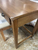 2-Drawer Rectangular Office Desk -Oak Brown SHOWROOM ITEM