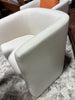 Vernon Upholstered Barrel Accent Chair SHOWROOM ITEM