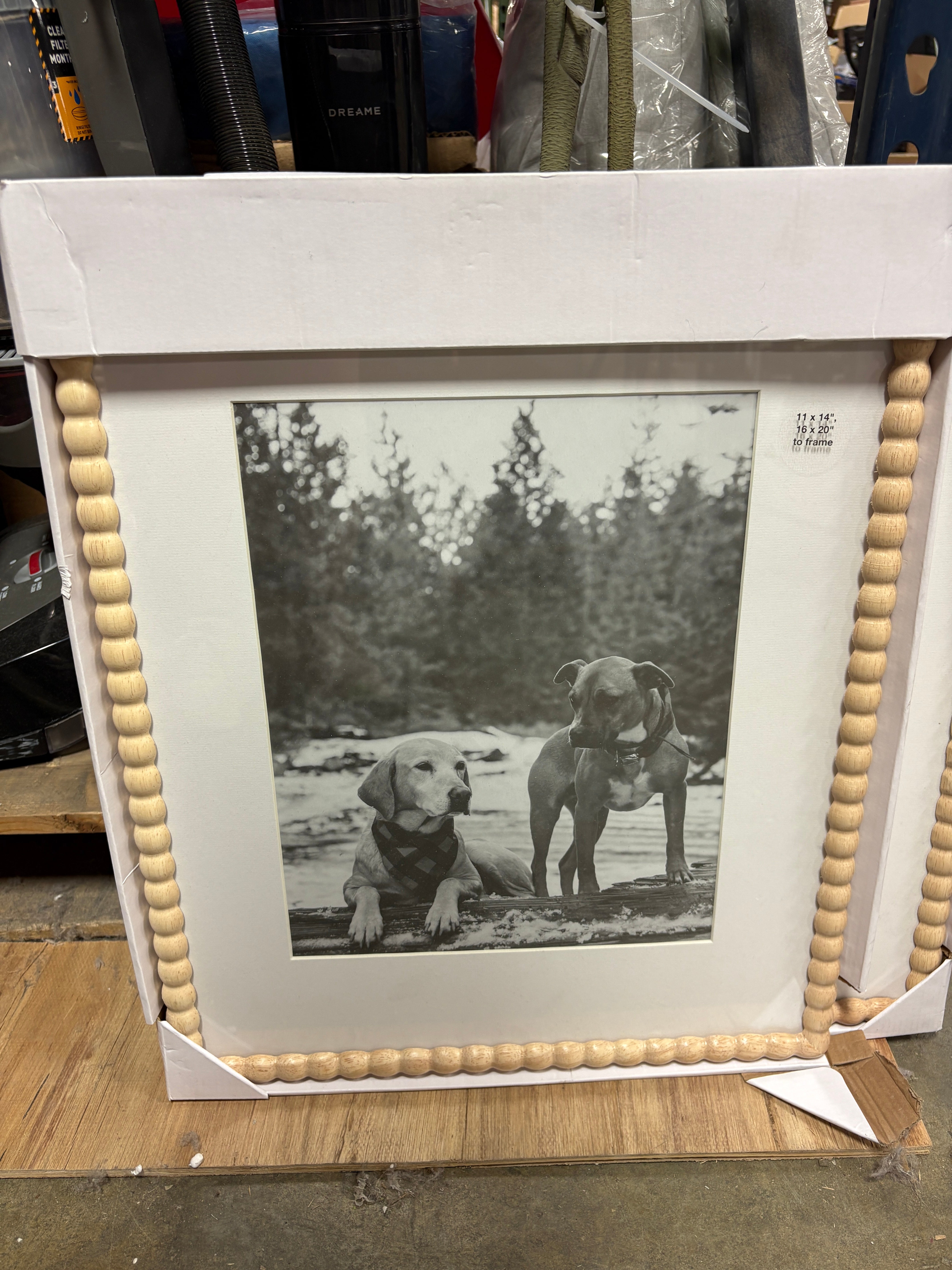 Turned Wood Picture Frame SHOWROOM ITEM