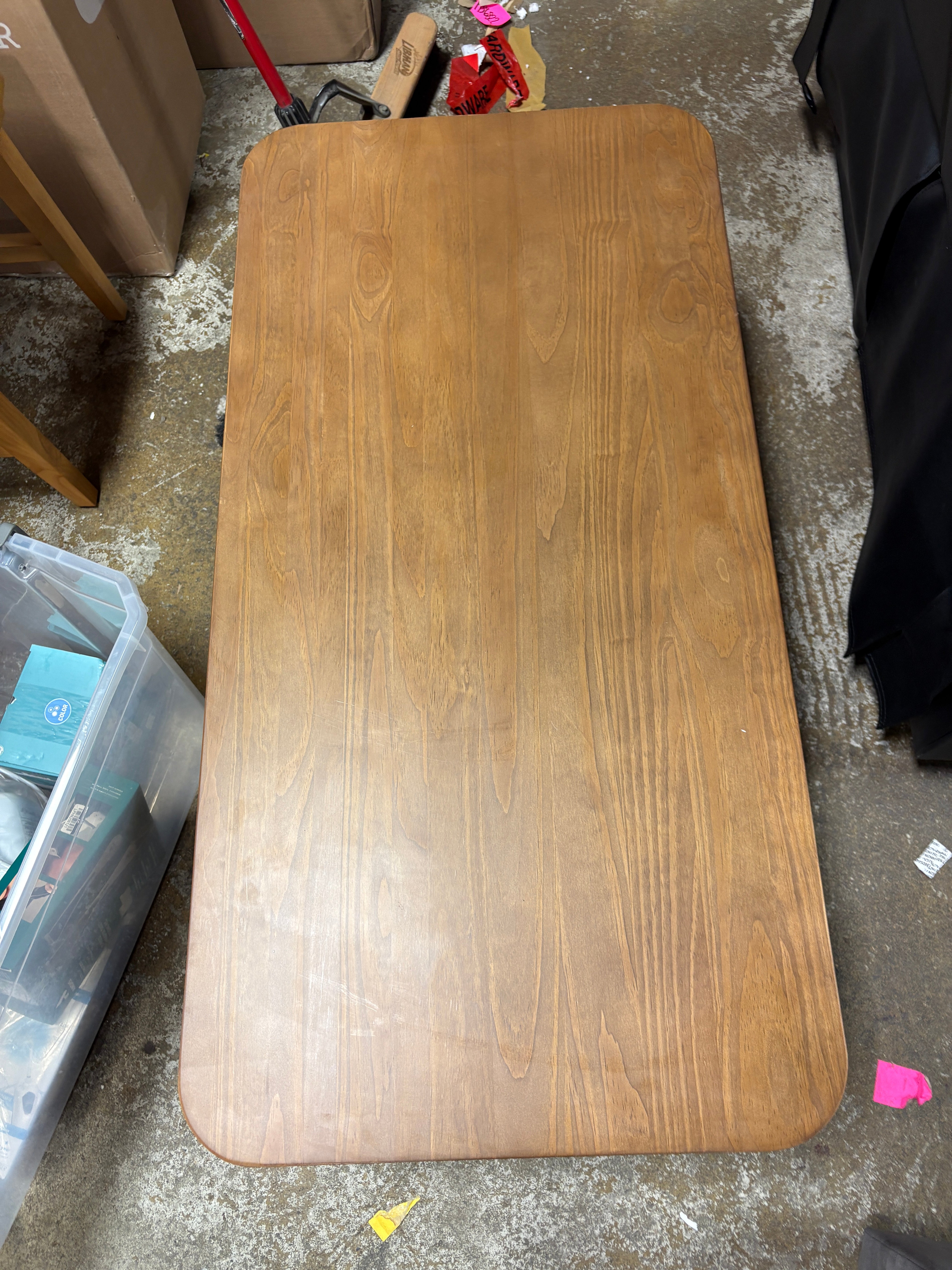 Plank+Beam Solid Wood 40" Modern Rectangular Coffee Table SHOWROOM ITEM