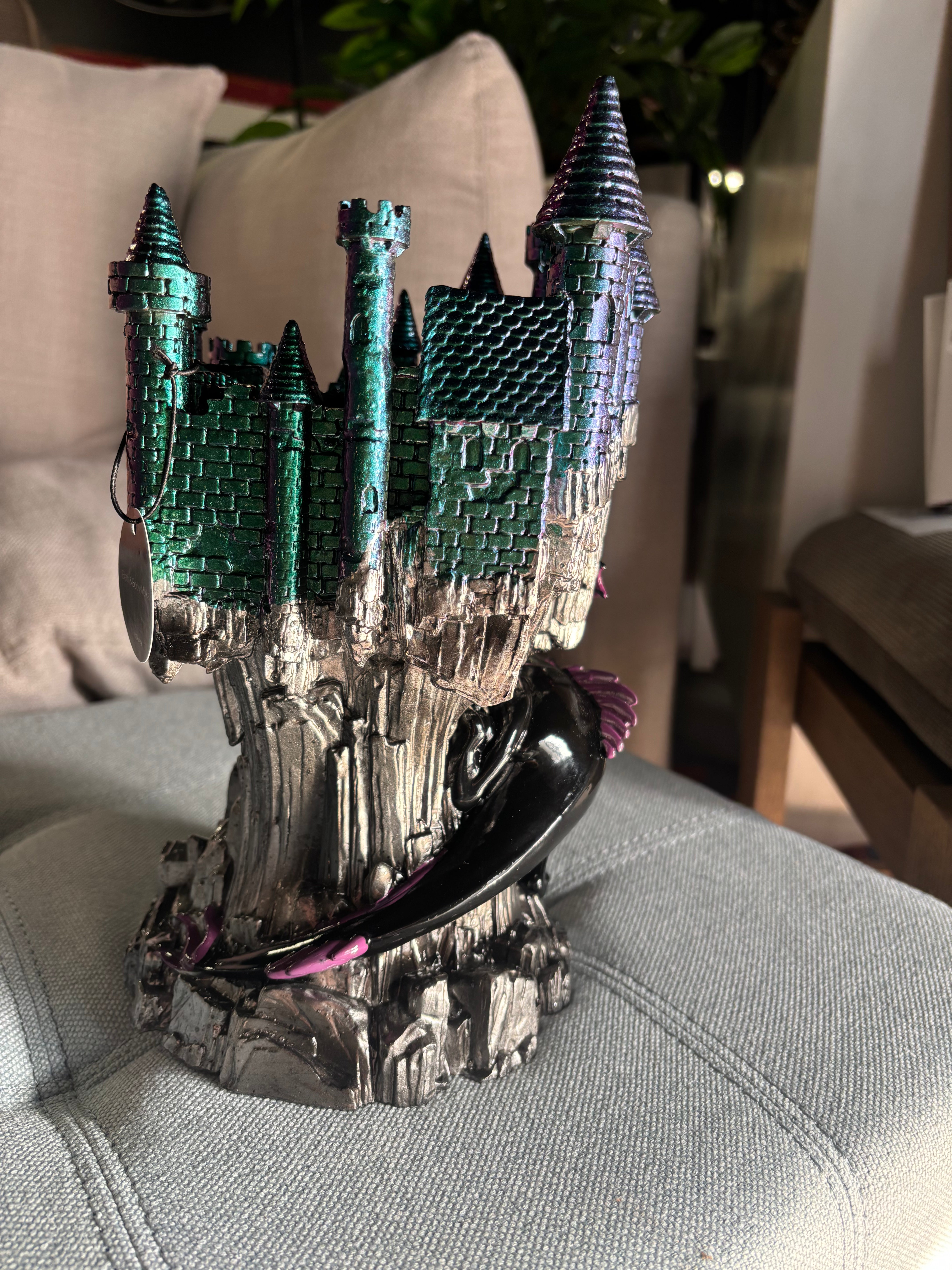 Maleficent Disney Villains Collection Castle Candle holder-SHOWROOM ITEM