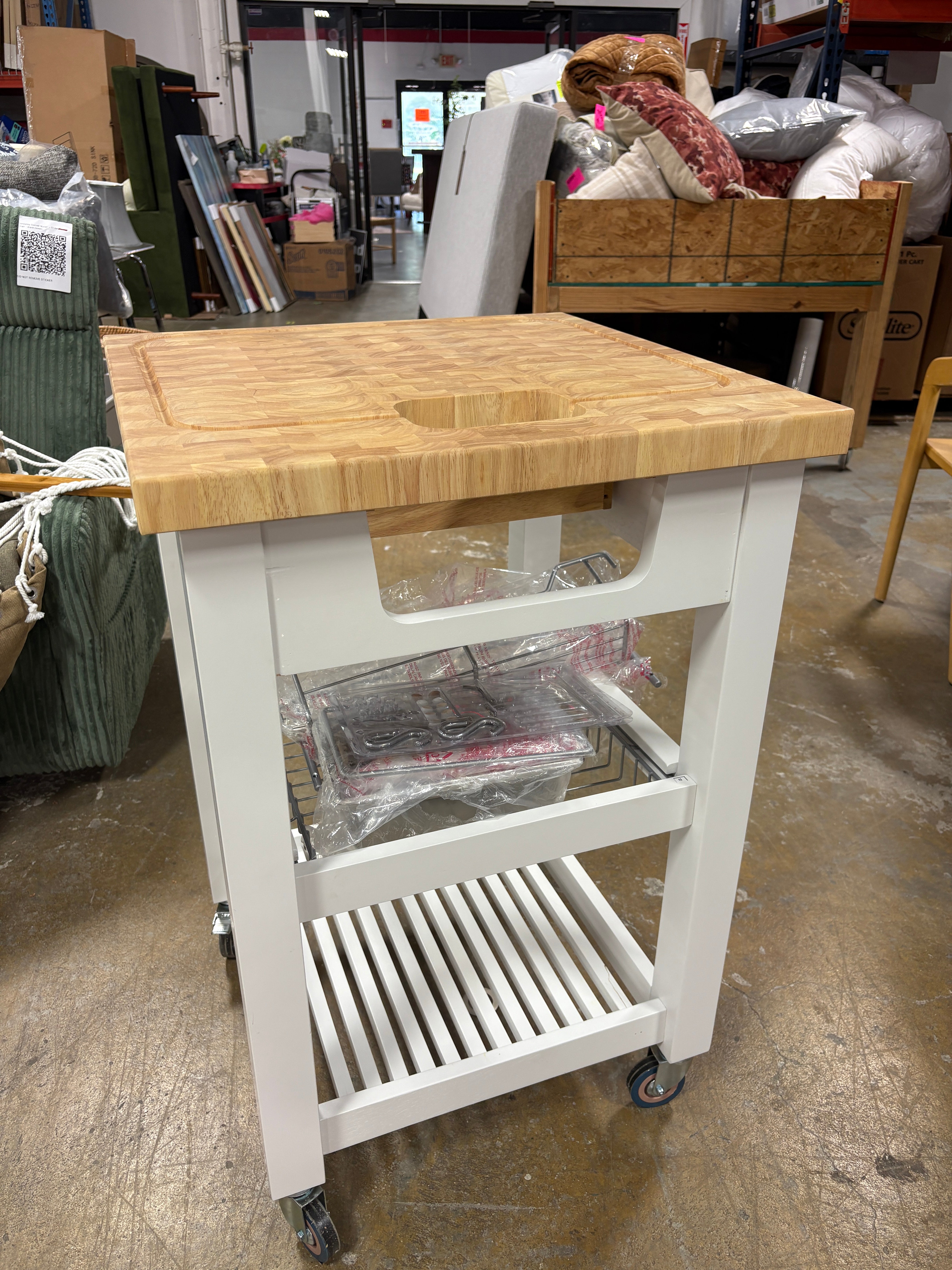 24 x 24 in. Pro Chef Kitchen Work Station SHOWROOM ITEM