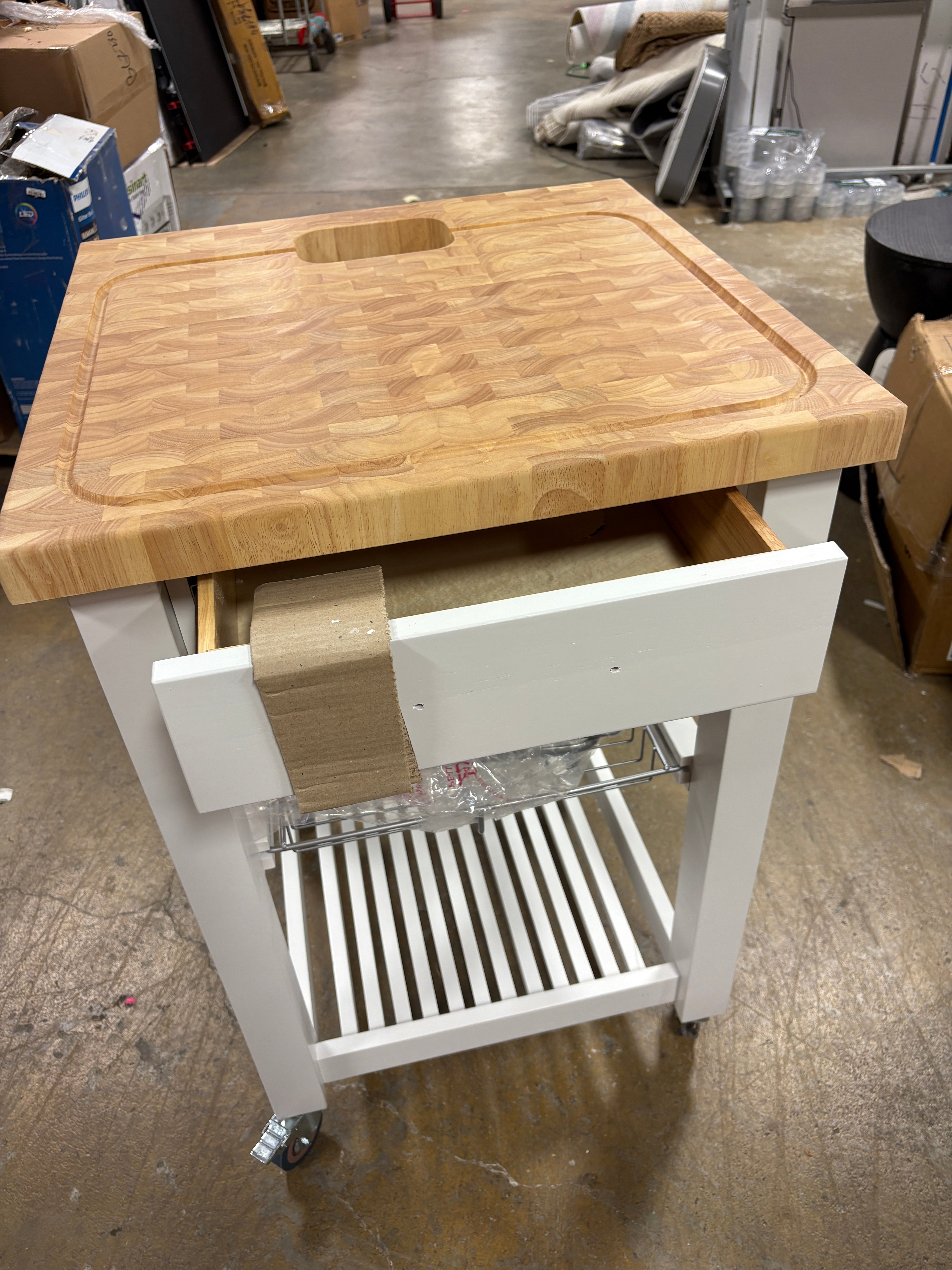 24 x 24 in. Pro Chef Kitchen Work Station SHOWROOM ITEM