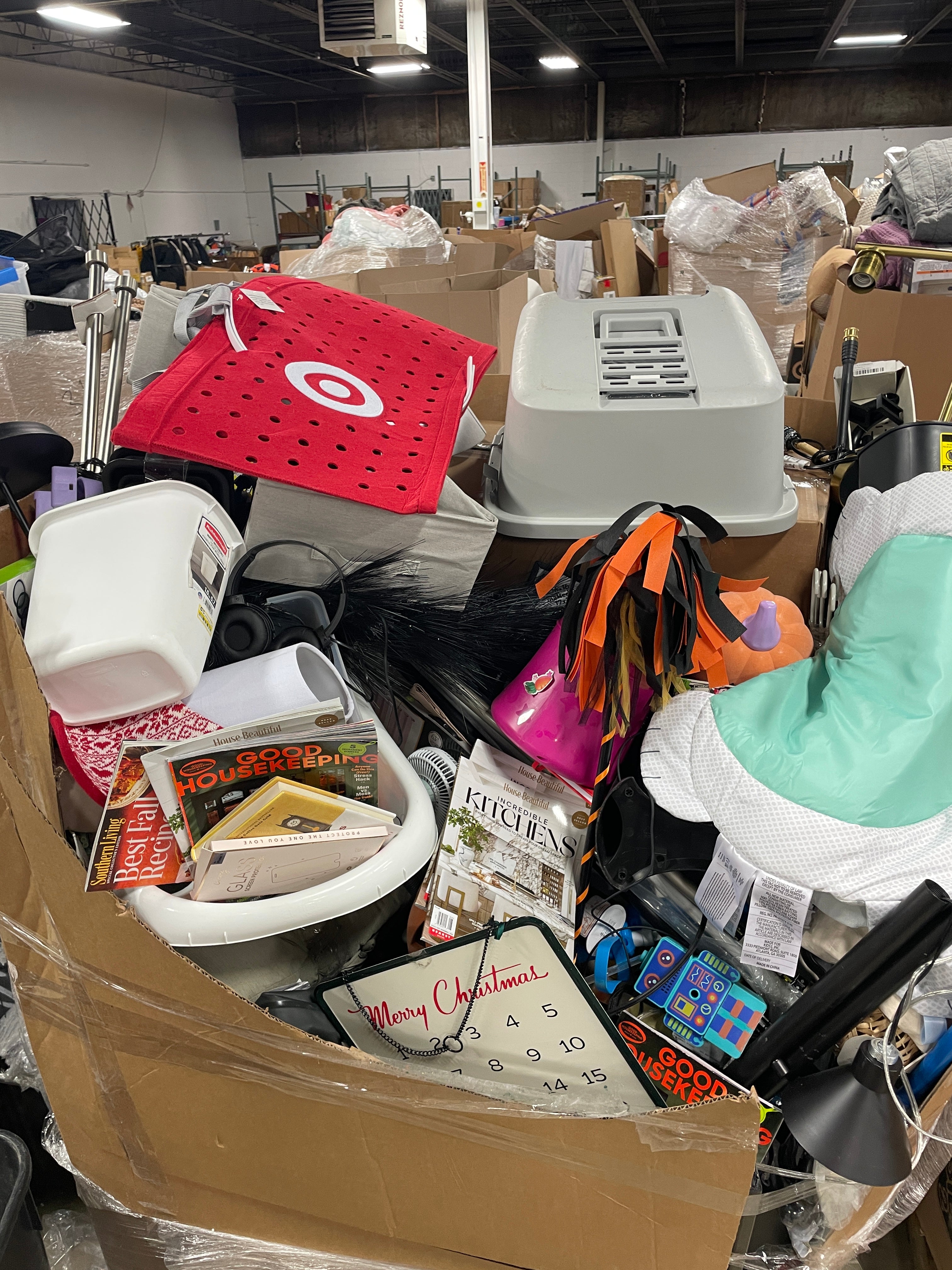 1 Pallet Unmanifested Liquidated items approximately 1103