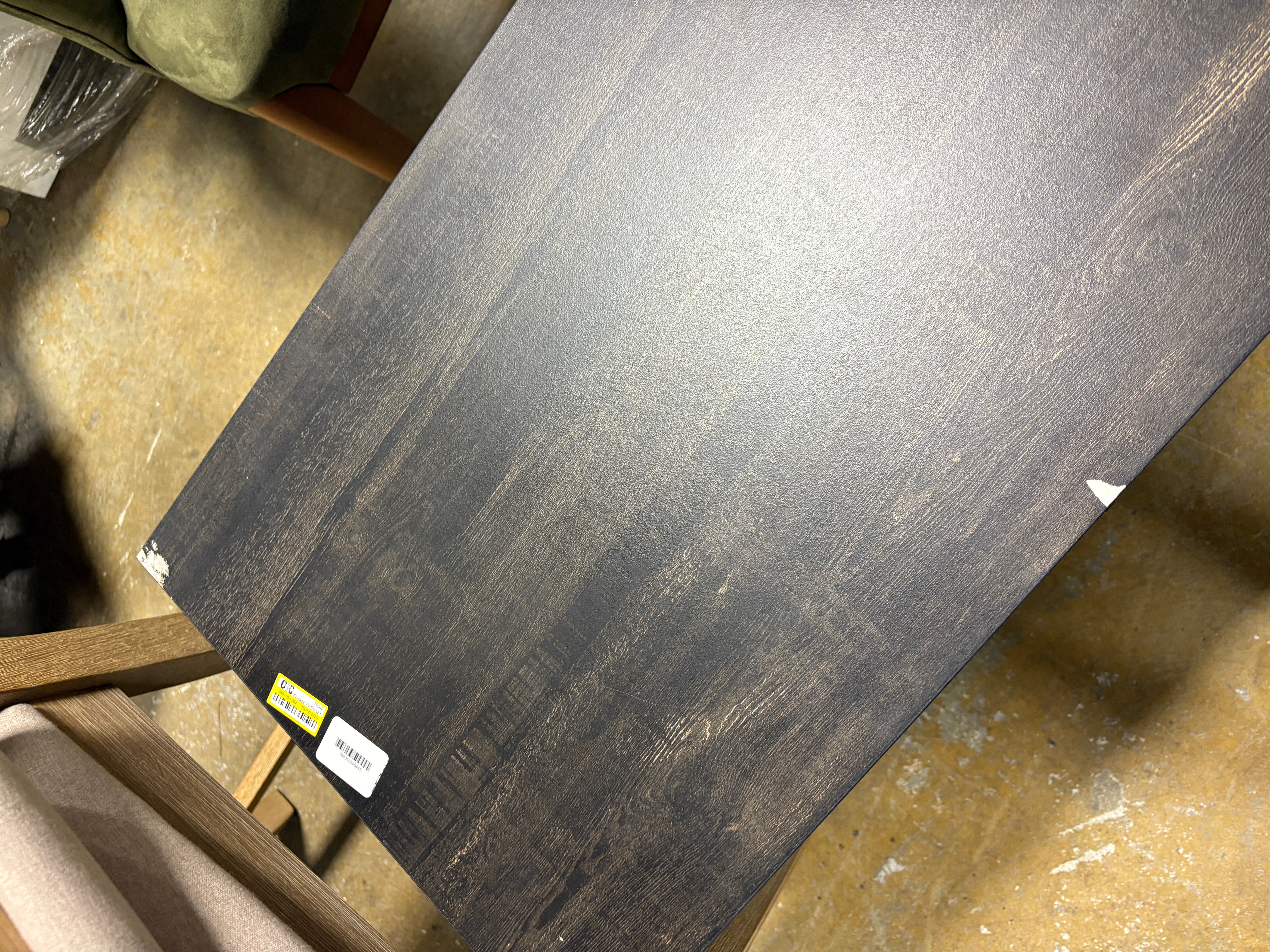 Storage TV Stand for TVs up to 75" Weathered Pine SHOWROOM ITEM