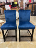 (Set of 4) Anxhela Upholstered Counter Stool with Wooden Frame SHOWROOM ITEM