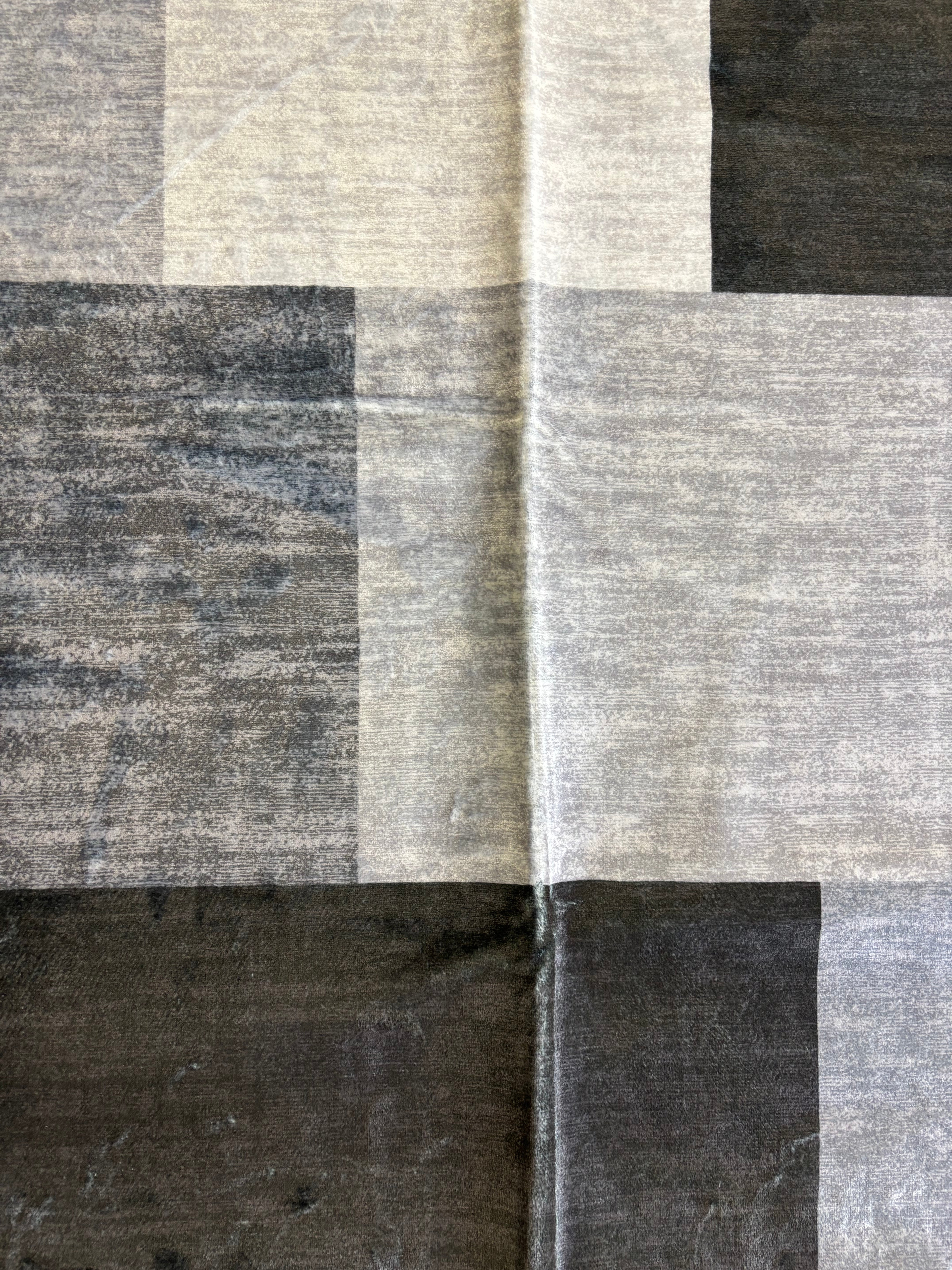 2'3" x 8' Haperlare Contemporary Runner Rug - Gray SHOWROOM ITEM