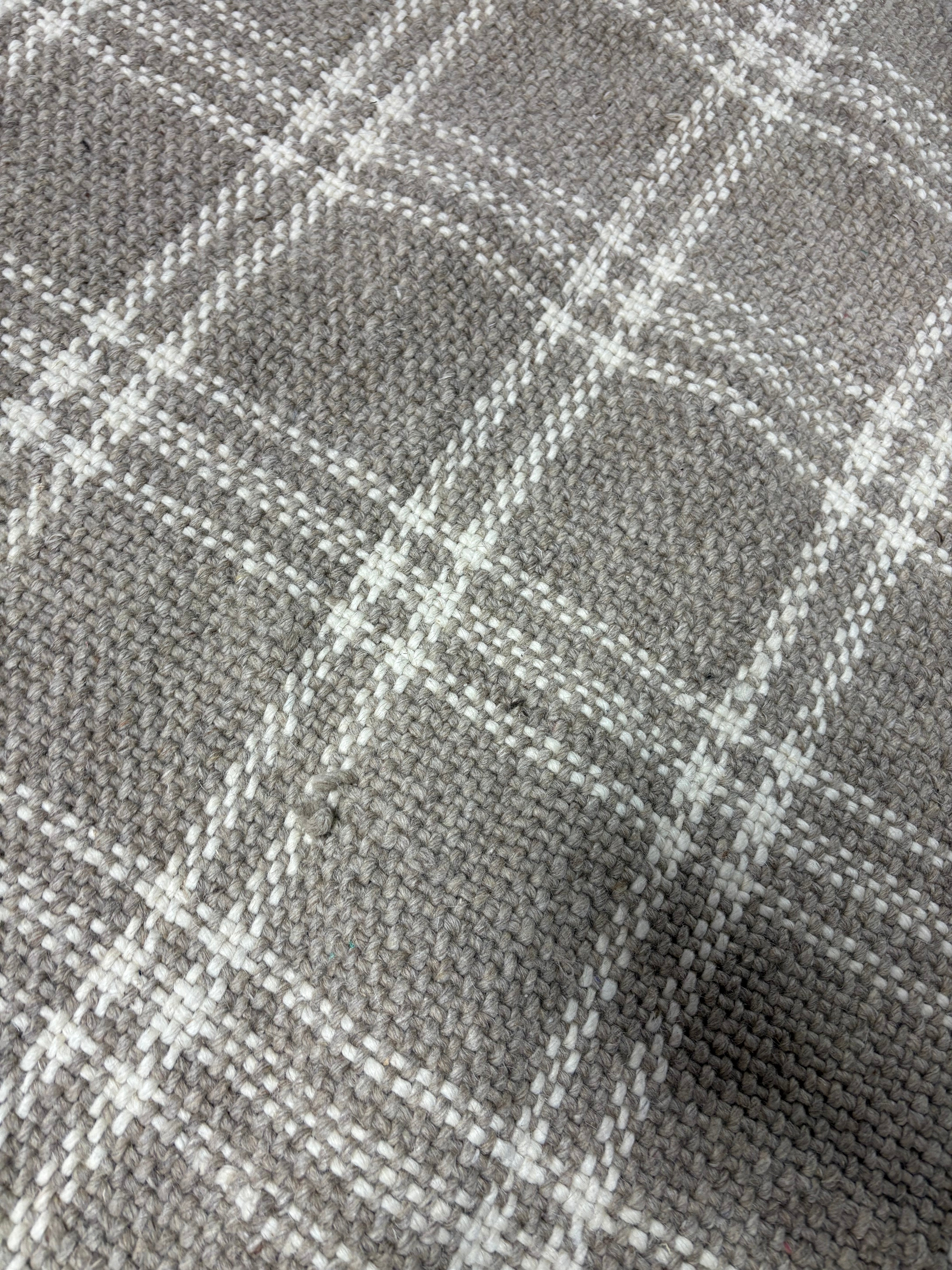 Cottonwood Handwoven Plaid Wool/Cotton Area Rug