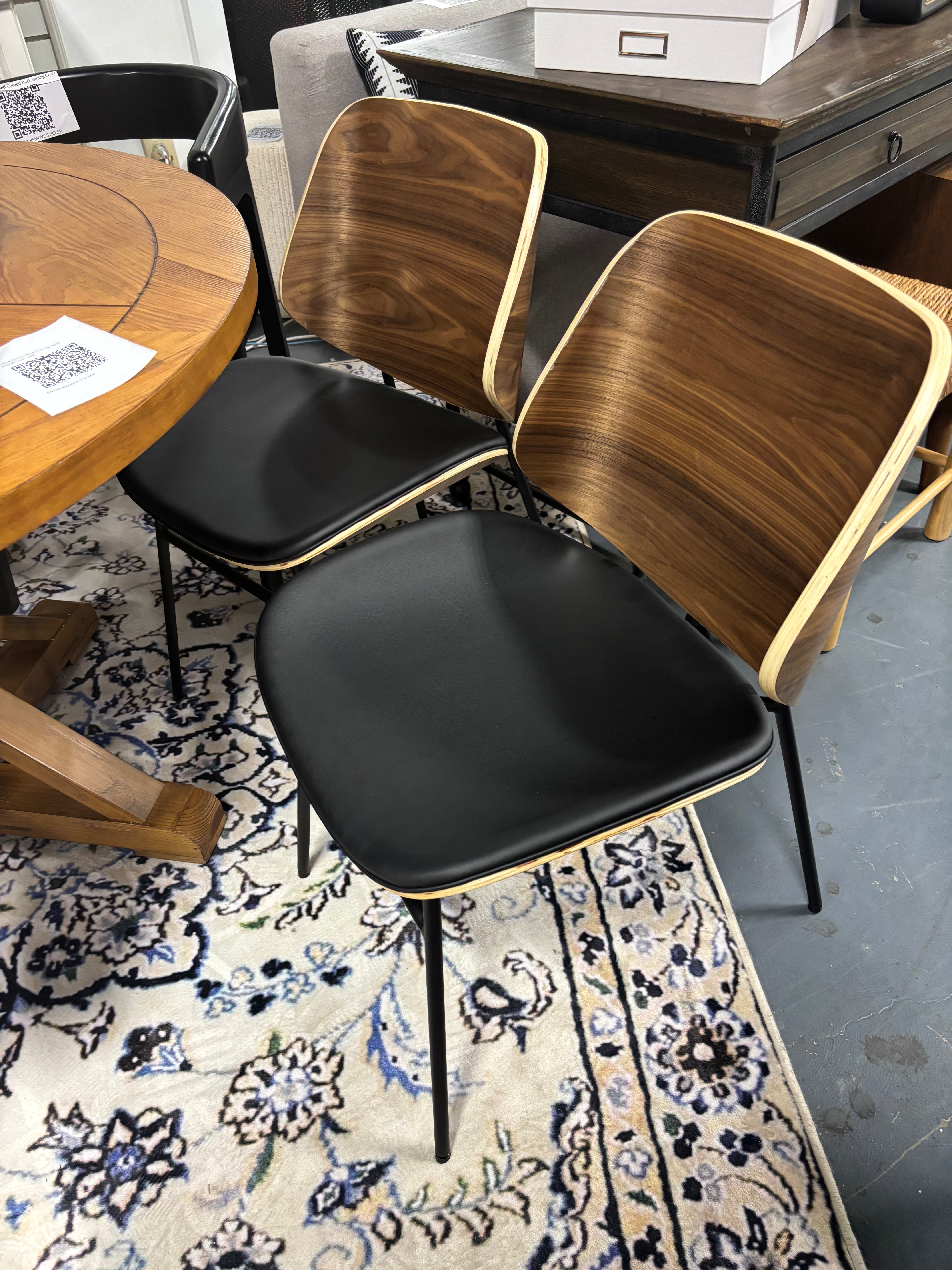 (Set of 2) Irina Bent Wood Dining Chair SHOWROOM ITEM