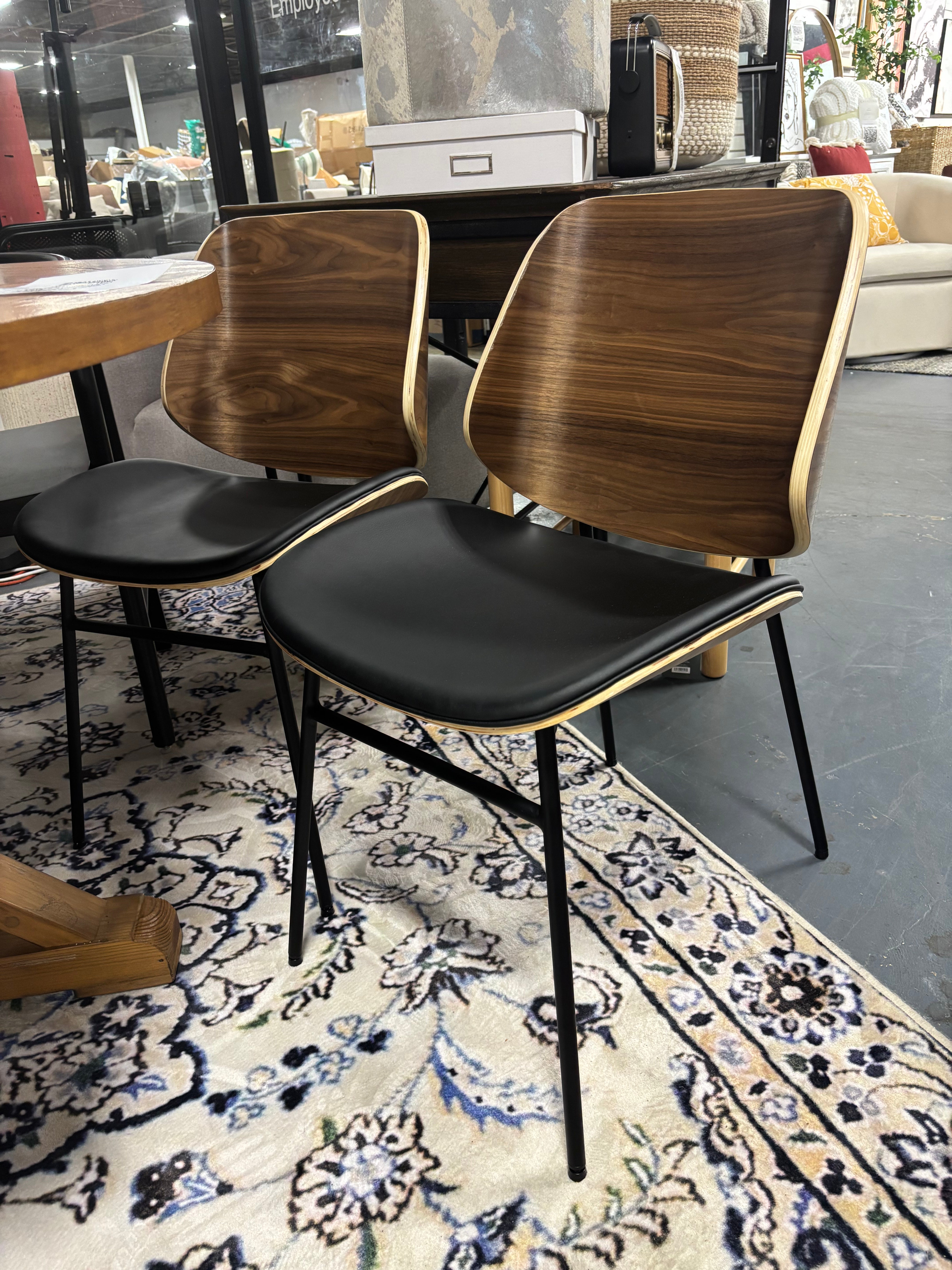 (Set of 2) Irina Bent Wood Dining Chair SHOWROOM ITEM