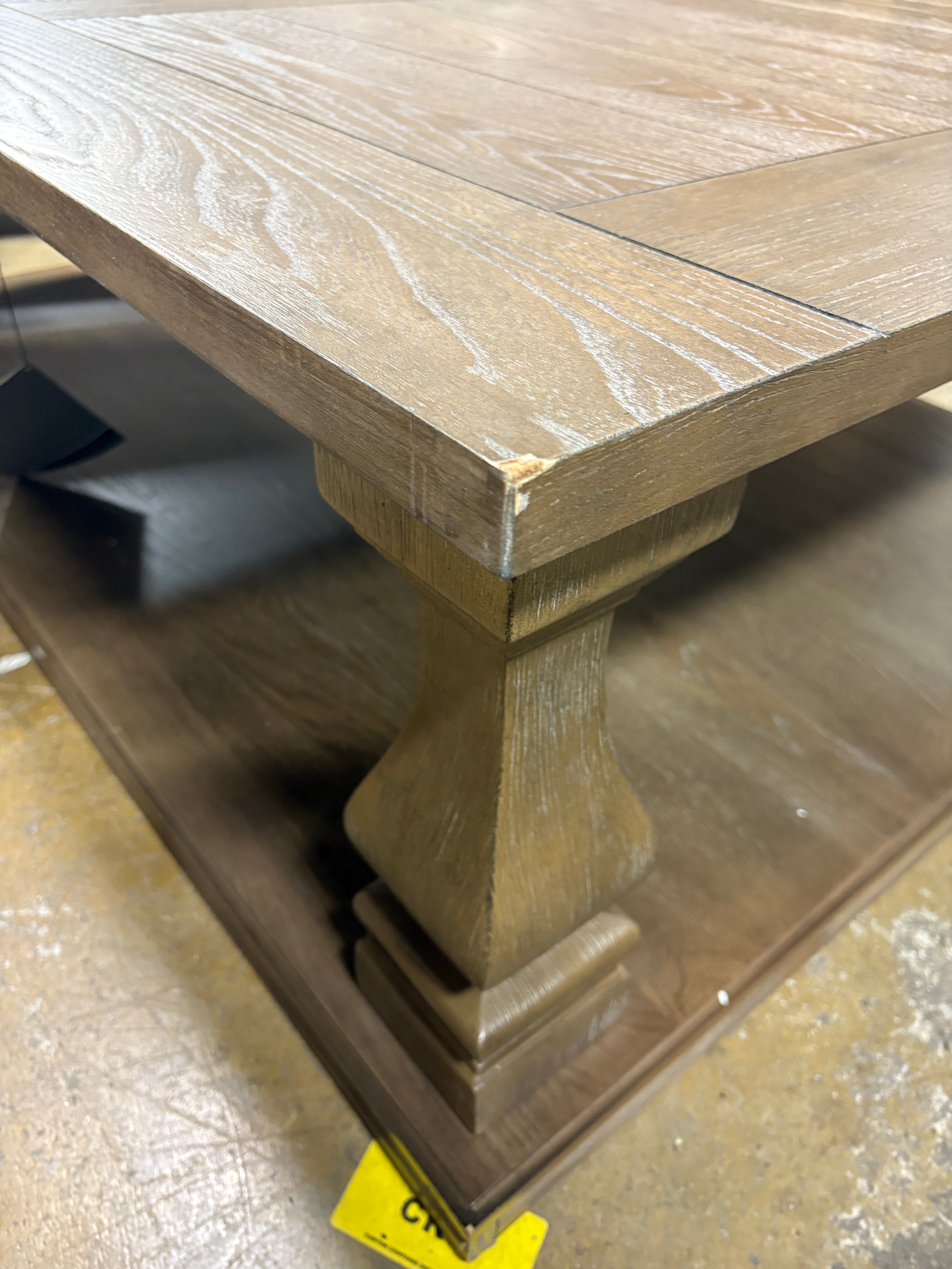 Johnelle Rectangular Cocktail Table Gray SHOWROOM ITEM