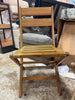 (Set of 2) Ferron Wood Outdoor Portable Sport Chairs SHOWROOM ITEM