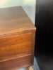 Indra 2-Drawer Nightstand - Walnut SHOWROOM ITEM