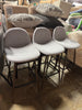 (Set of 3) Copley Counter Height Barstool - Light Gray SHOWROOM ITEM