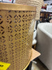 Noxon Boho Lace Cut Iron Coffee Table - Gold Brushed Brown SHOWROOM ITEM