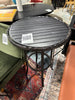 Best Choice Products Outdoor Bistro Bar Height Table - Black SHOWROOM ITEM