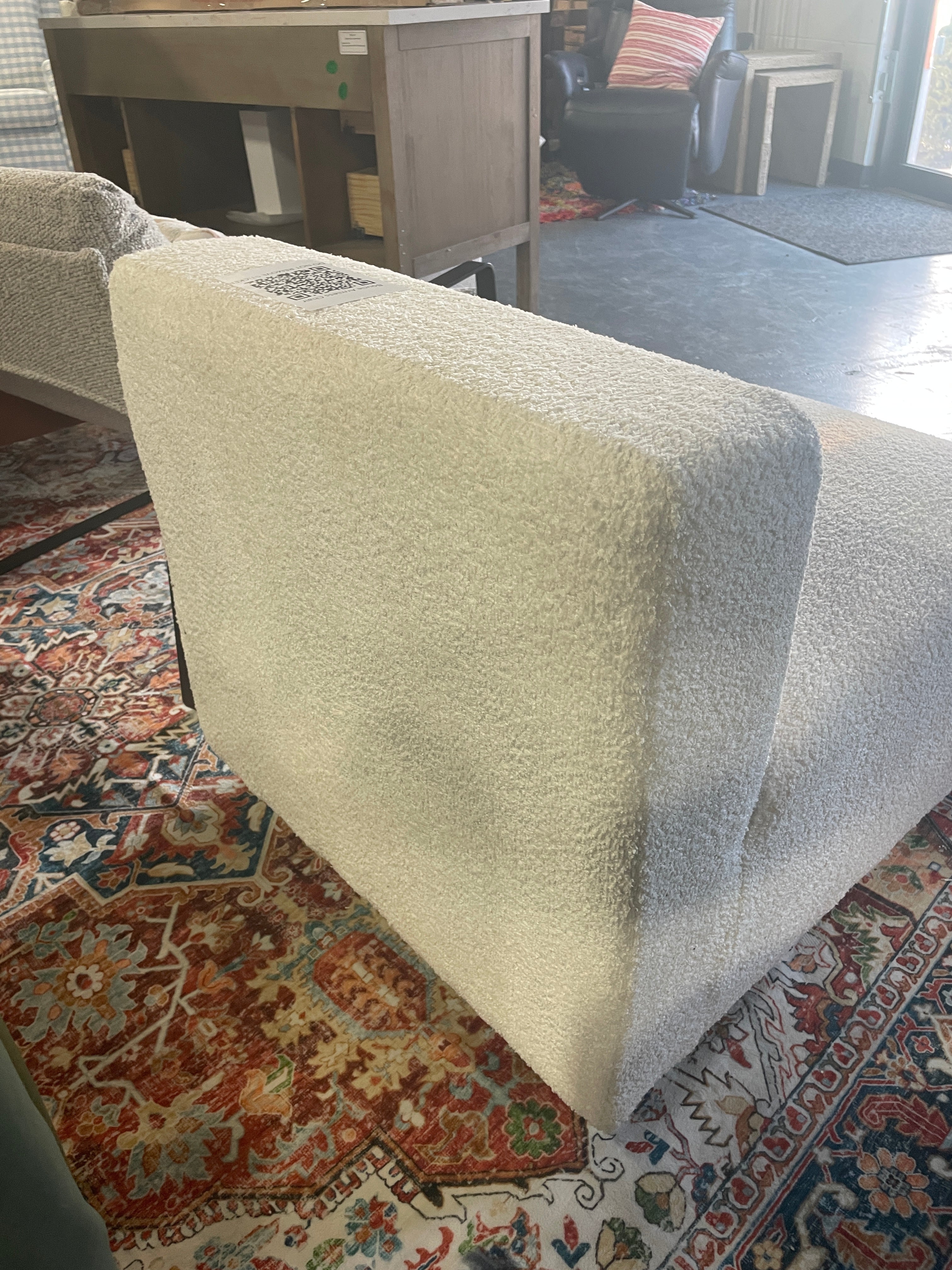 Boucle Armless Chair SHOWROOM ITEM