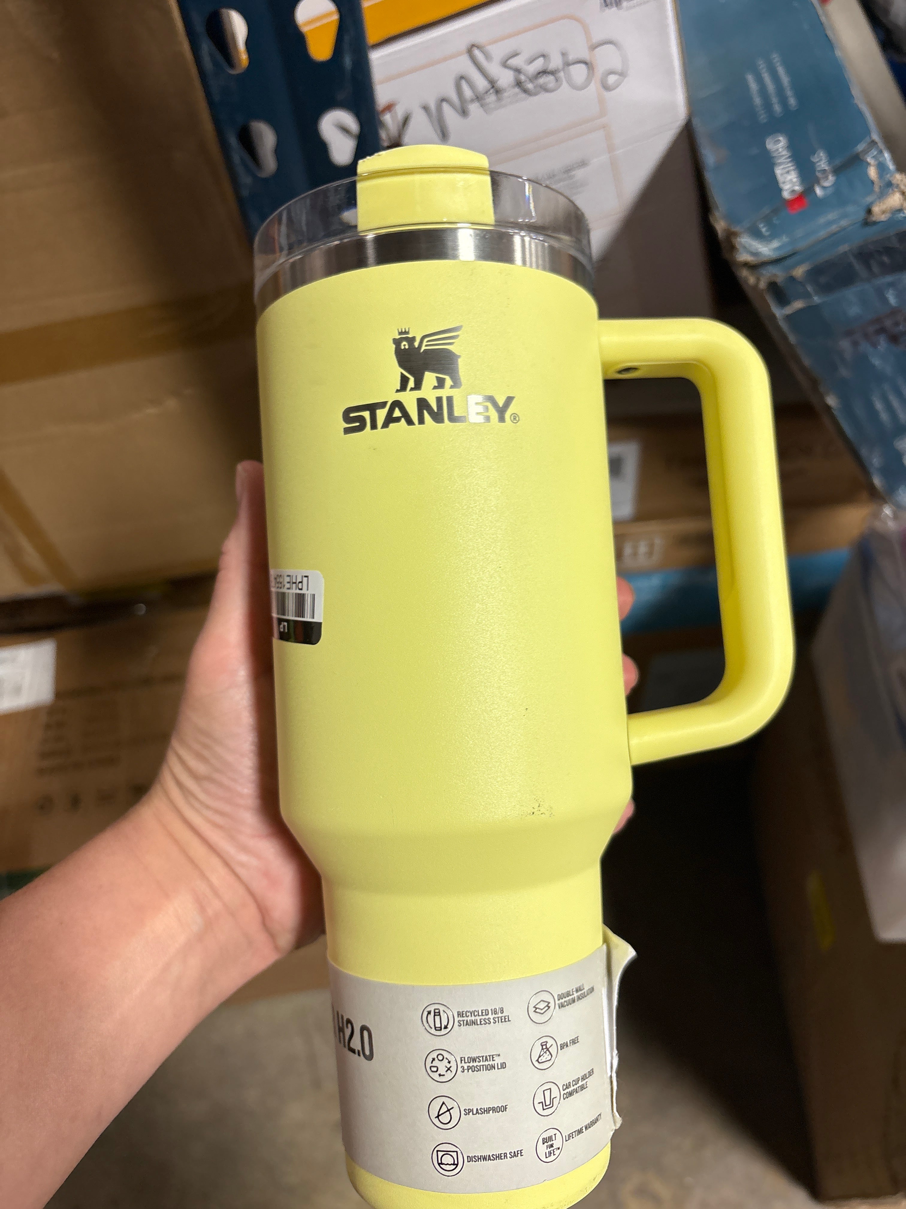 Stanley Yellow FlowState Quencher H2.0 Tumbler - 40 oz
