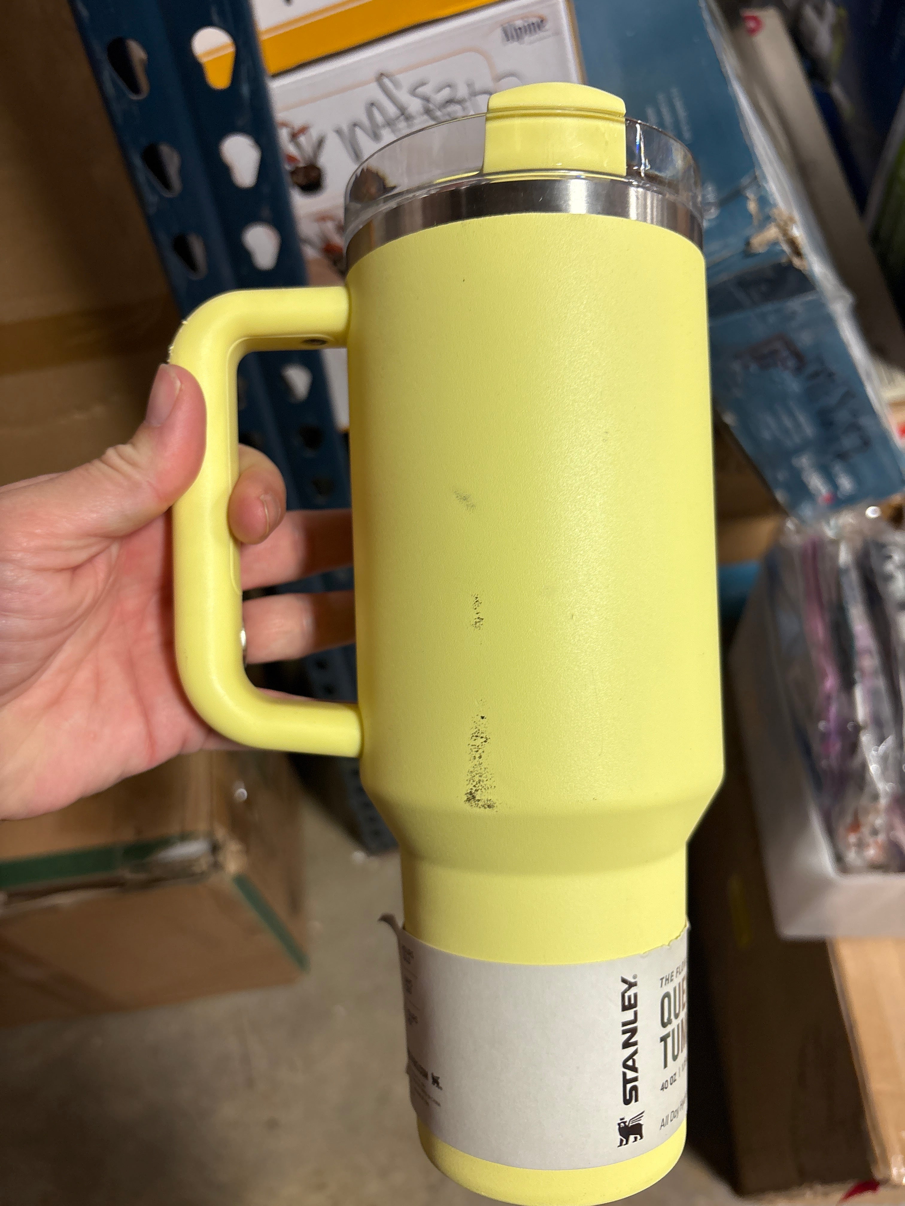 Stanley Yellow FlowState Quencher H2.0 Tumbler - 40 oz