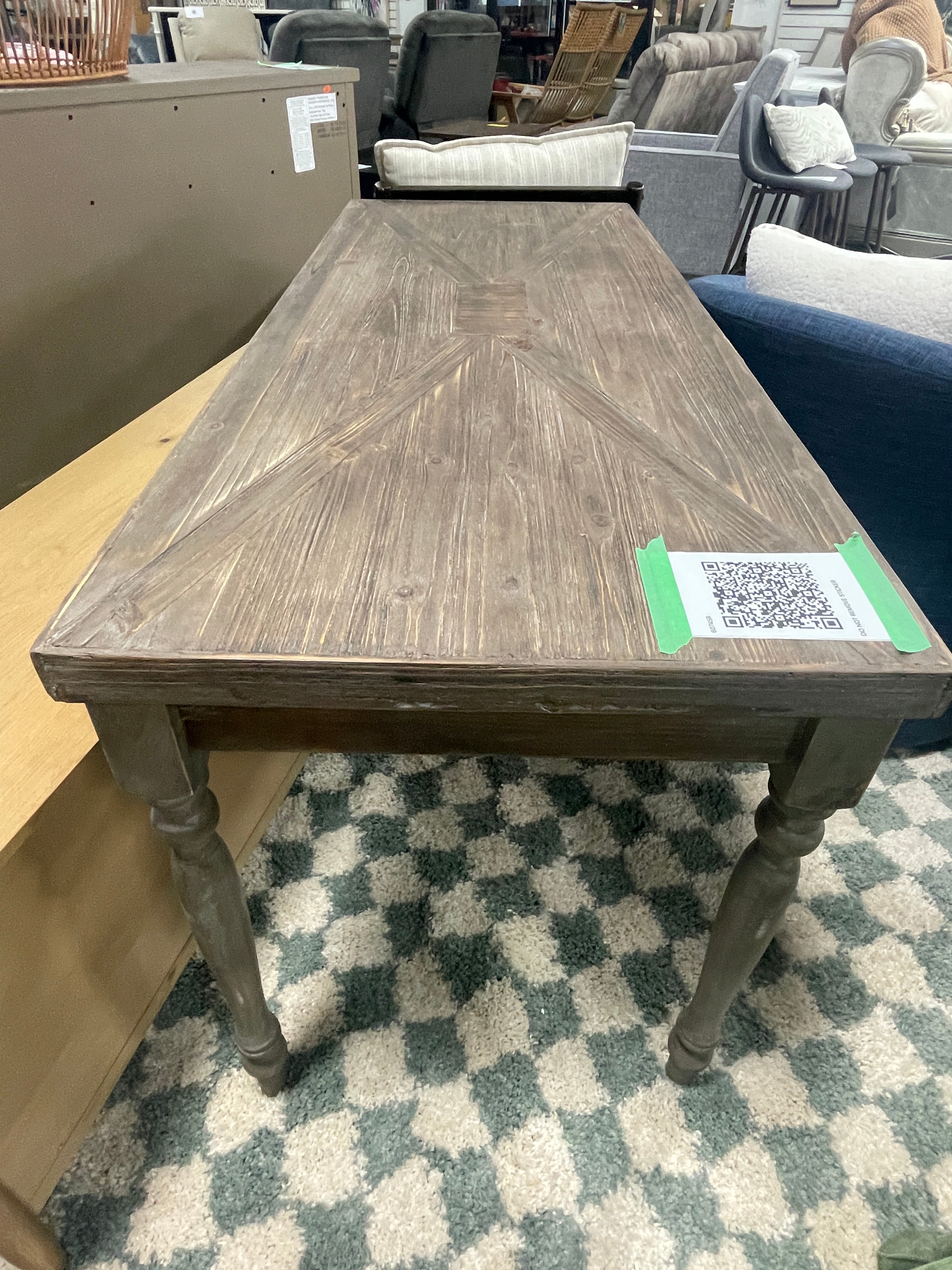 Femi Solid Wood Console Table SHOWROOM ITEM