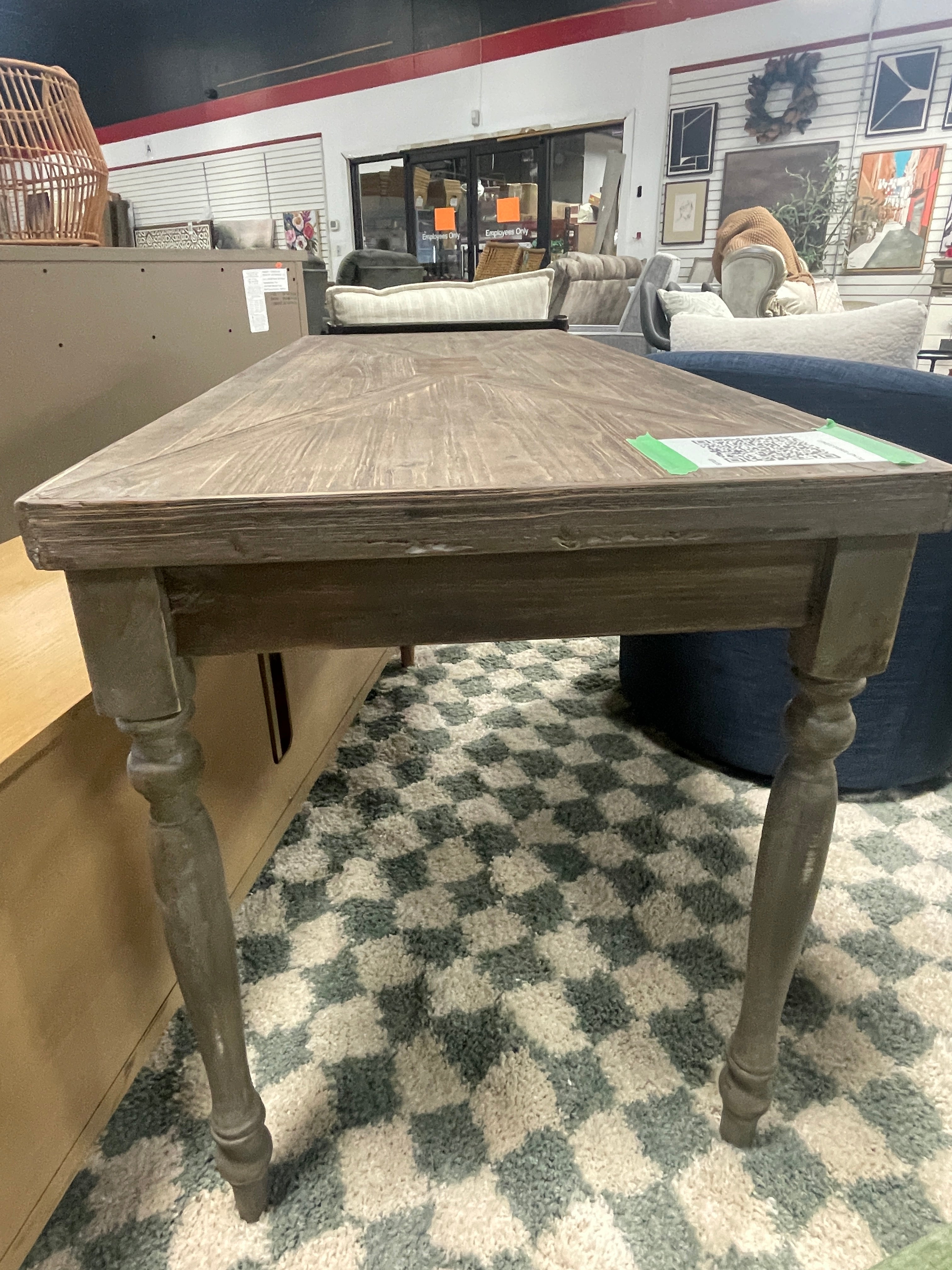 Femi Solid Wood Console Table SHOWROOM ITEM