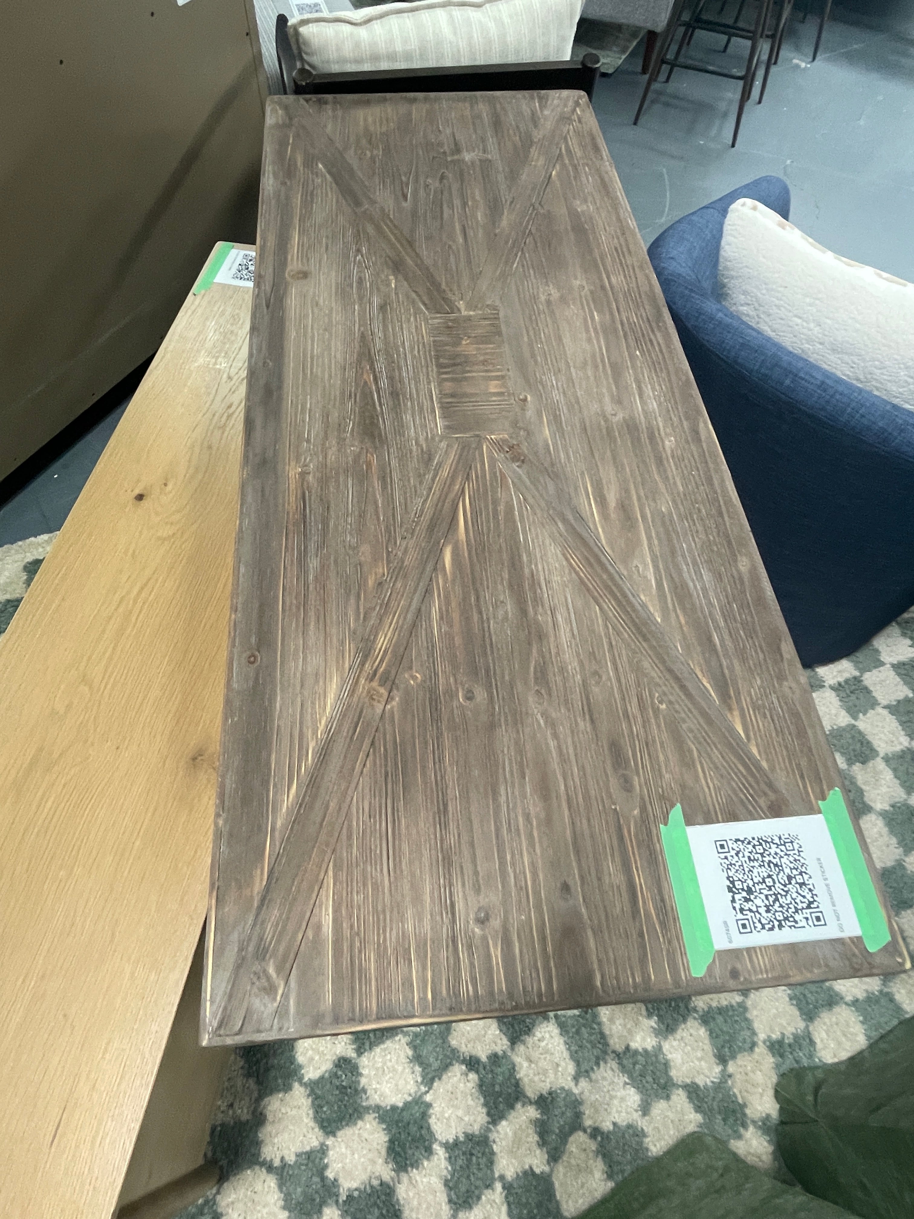 Femi Solid Wood Console Table SHOWROOM ITEM