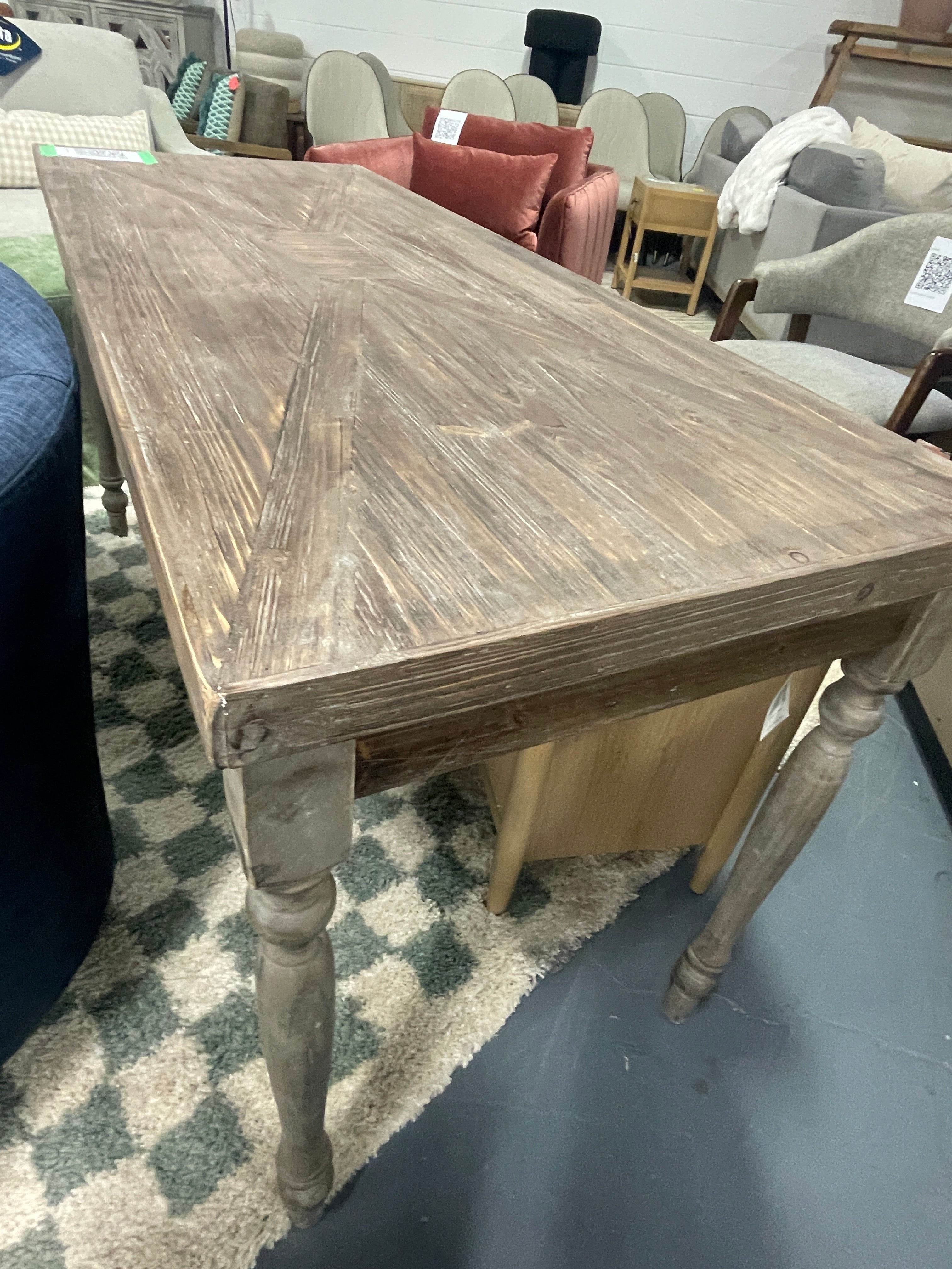 Femi Solid Wood Console Table SHOWROOM ITEM