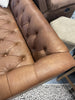 Byer 95'' Leather Sofa SHOWROOM ITEM