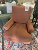Mercer Rolled Upholstered Armchair with Casters SHOWROOM ITEM