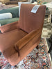 Mercer Rolled Upholstered Armchair with Casters SHOWROOM ITEM