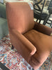 Mercer Rolled Upholstered Armchair with Casters SHOWROOM ITEM