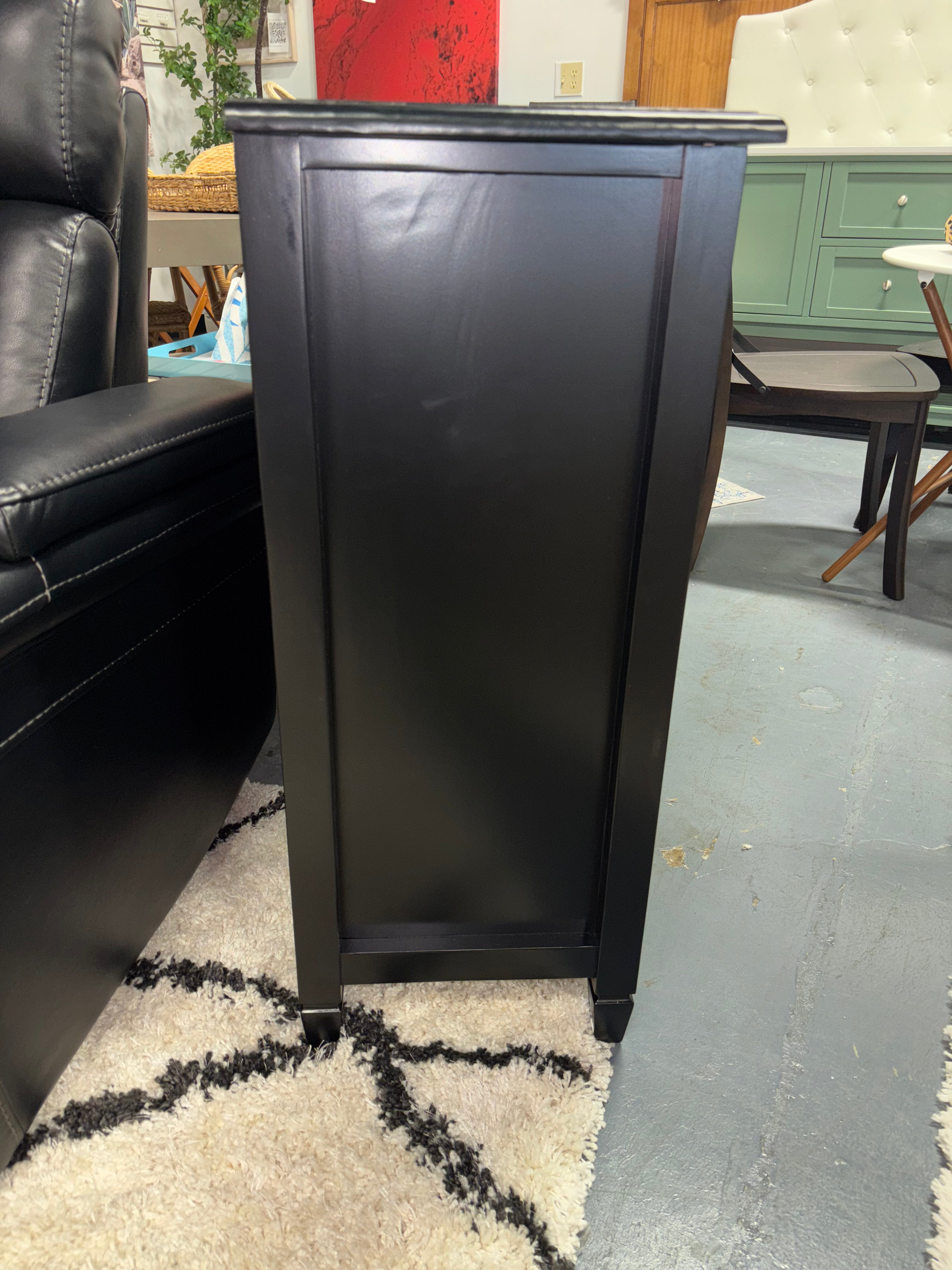Hampshire Entryway Storage Cabinet - Black SHOWROOM ITEM