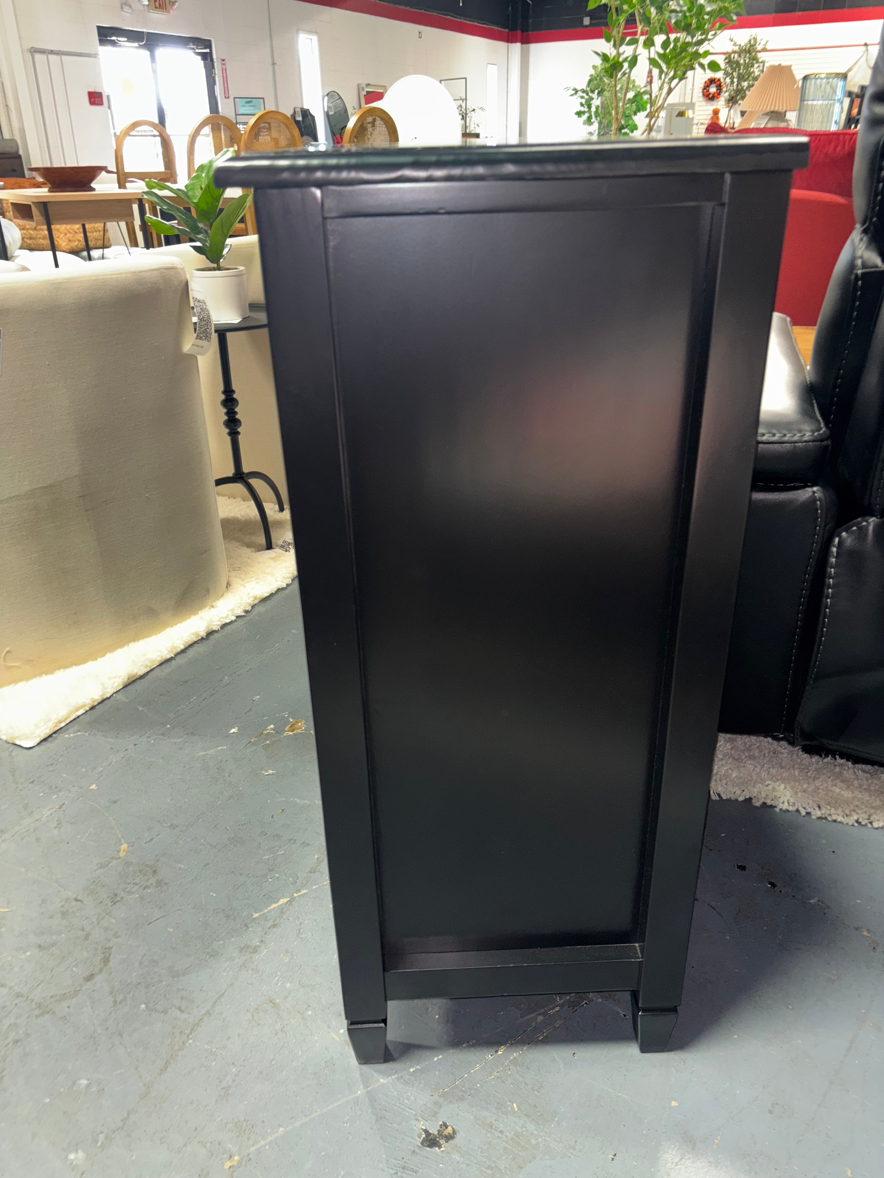 Hampshire Entryway Storage Cabinet - Black SHOWROOM ITEM