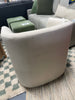 Vernon Upholstered Barrel Accent Chair SHOWROOM ITEM