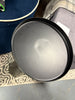 Alester Round Smooth Metal Drink Table Black -SHOWROOM ITEM