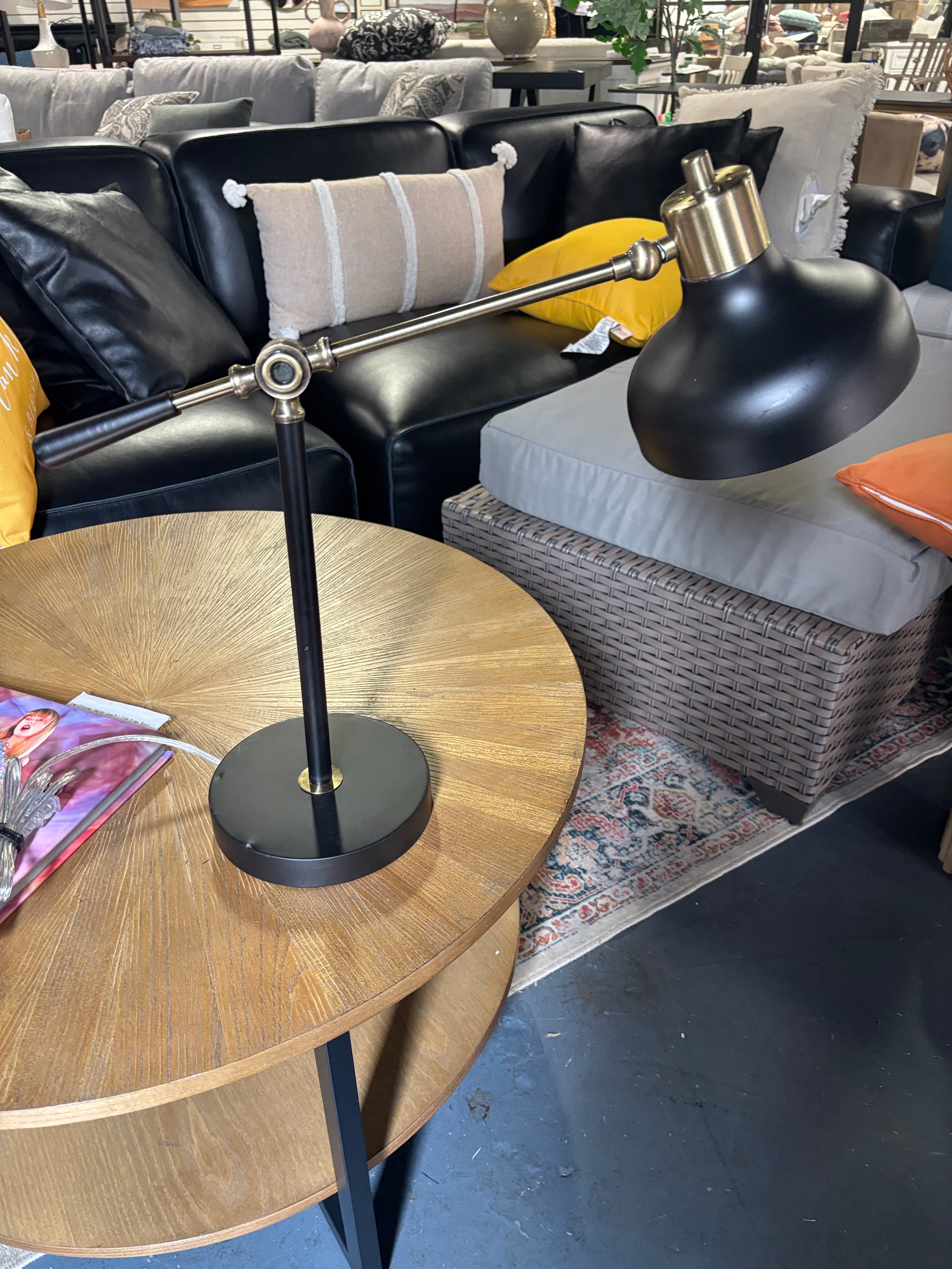 Crosby Schoolhouse Desk Lamp Black SHOWROOM ITEM