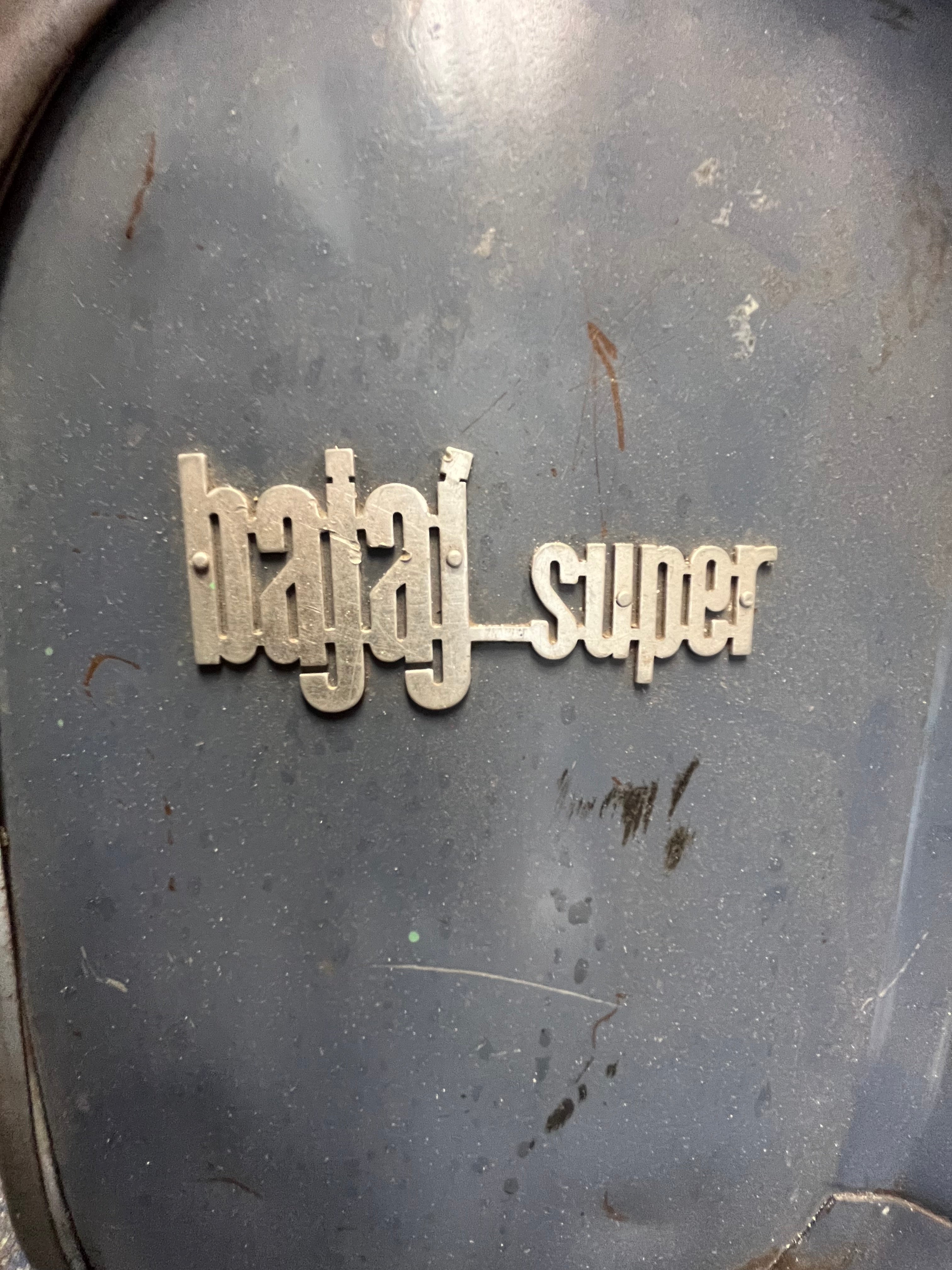 Bajaj super life sized scooter decor