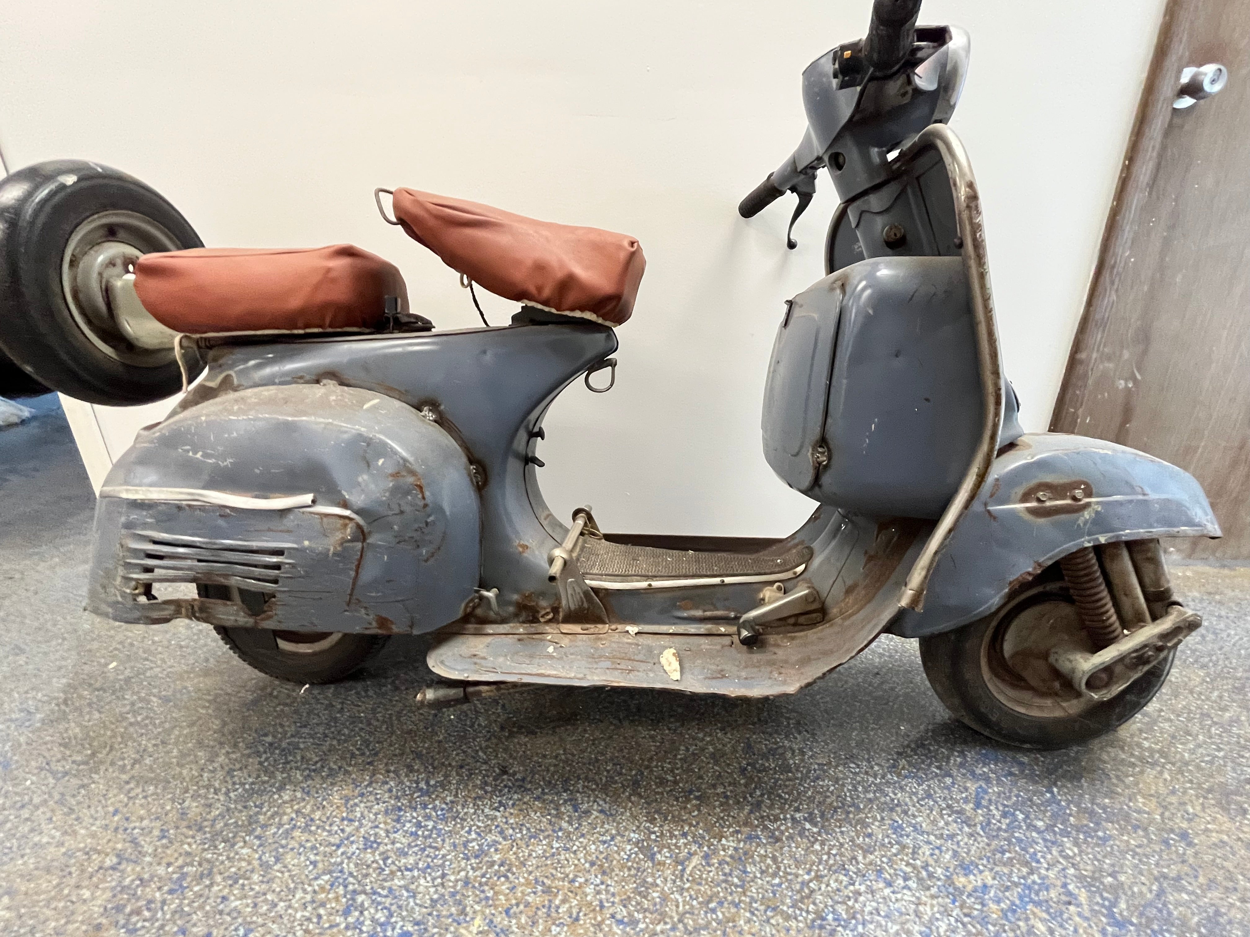 Bajaj super life sized scooter decor