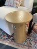 Wooden Round Pedestal Accent Drink Table SHOWROOM ITEM