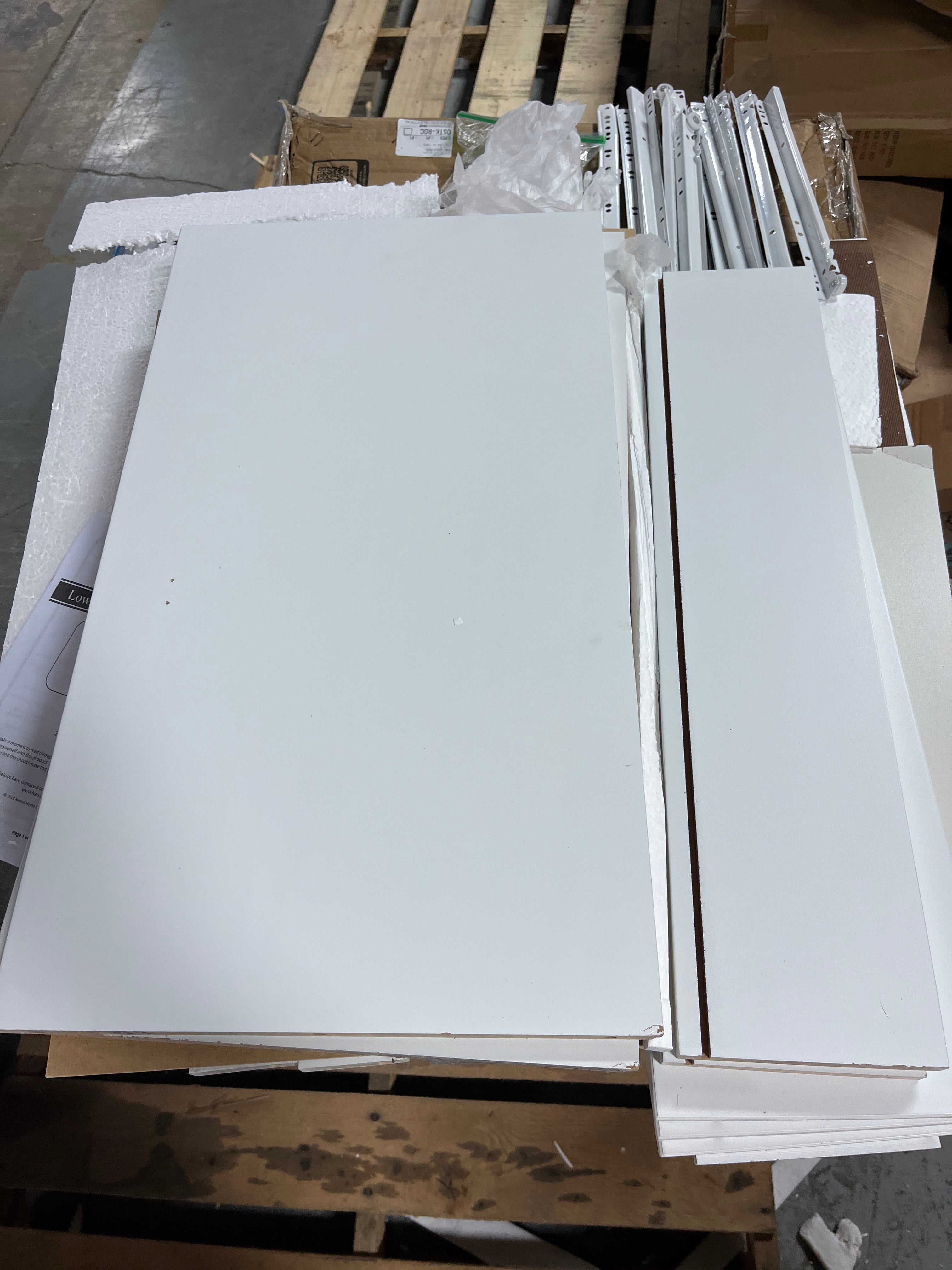 Low Study Loft Desk Twin Bed - White