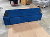 Blue Velvet Pull-out Partial Sofa