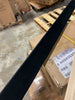 King Black Sameko Plush Velvet Wingback Bed
