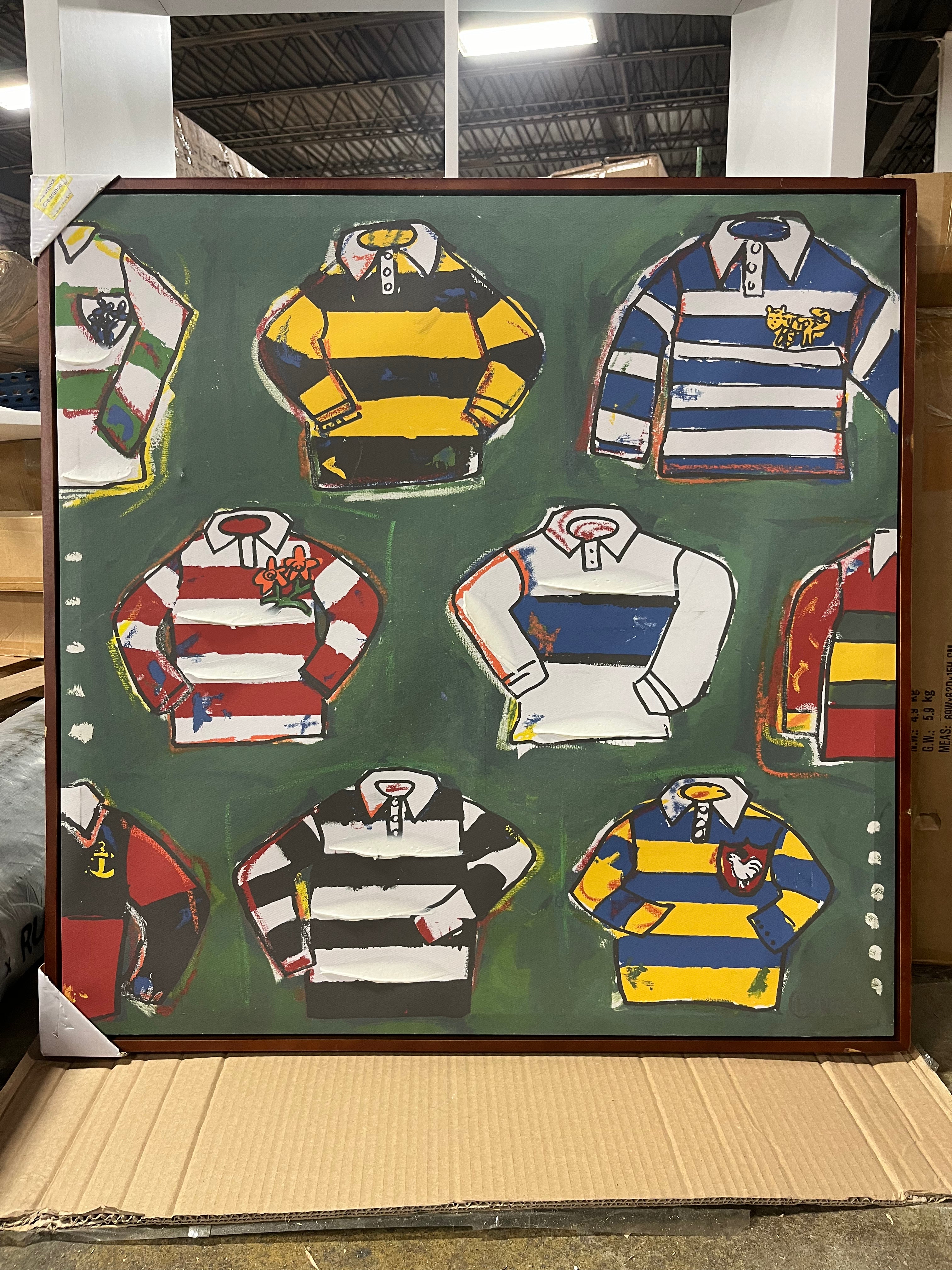 30x30 Tiny Rugby Shirt Wall Canvas