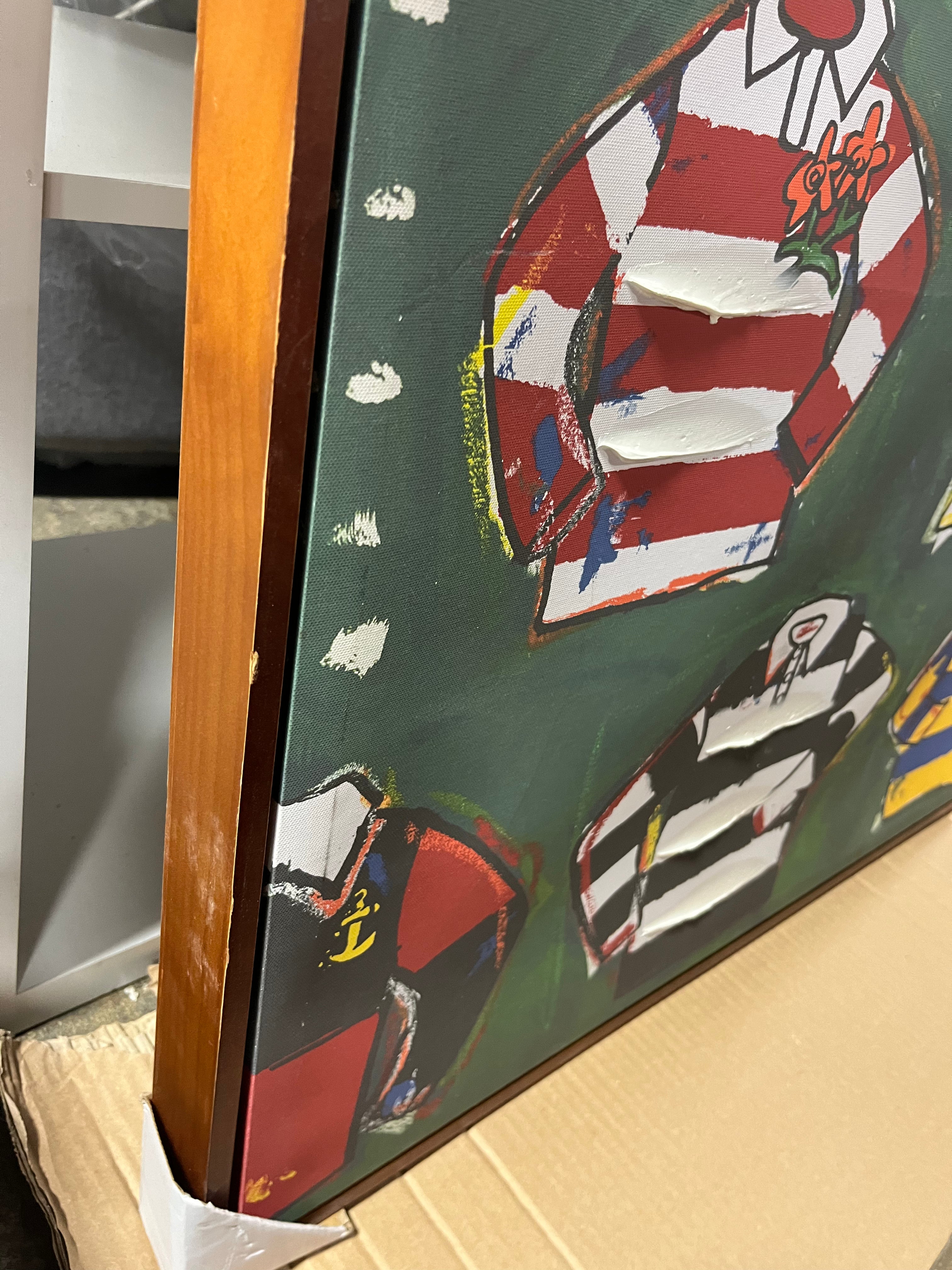 30x30 Tiny Rugby Shirt Wall Canvas