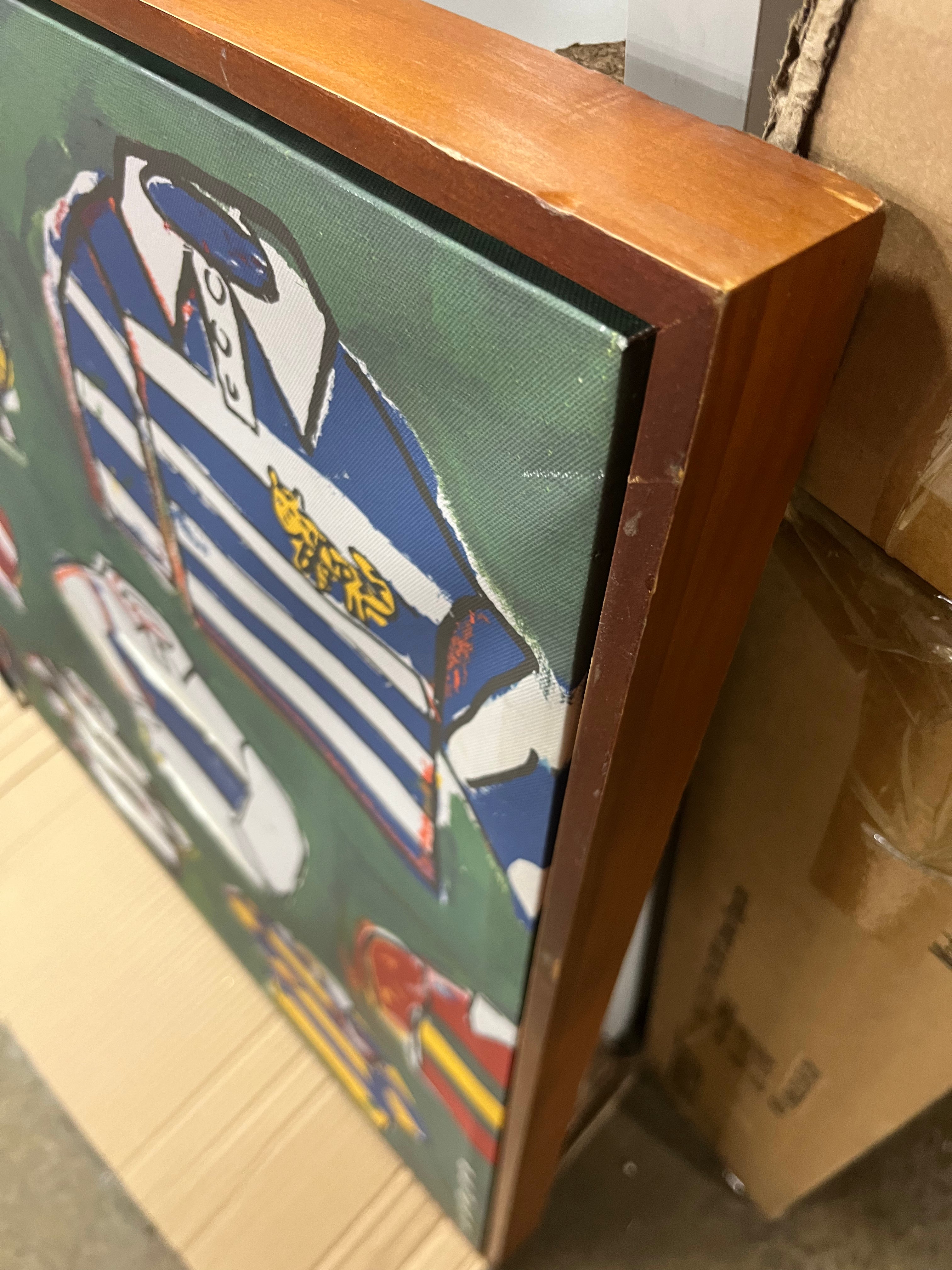 30x30 Tiny Rugby Shirt Wall Canvas