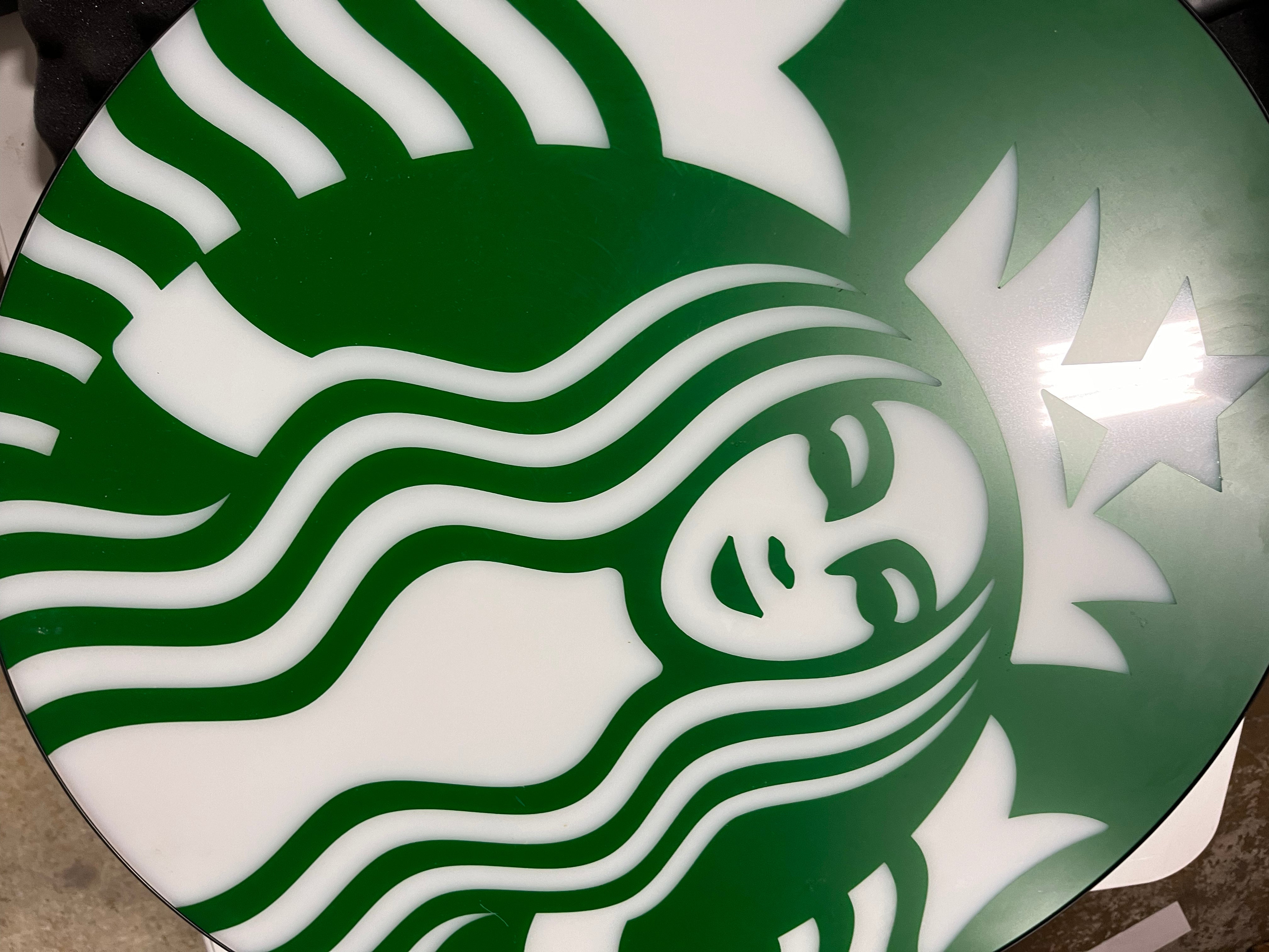 Starbucks storefront display – Salvage & Co Indy
